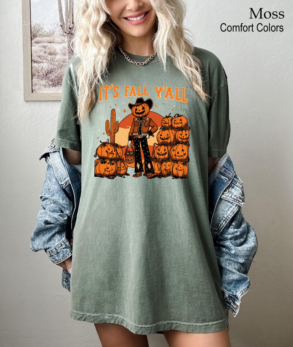 Its Fall Yall Shirt, Thanksgiving Shirt, Fall Pumpkin Shirt, Country Pumpkin Shirt, Western Fall Shirt, Autumn Shirt, Western Pumpkin Tee