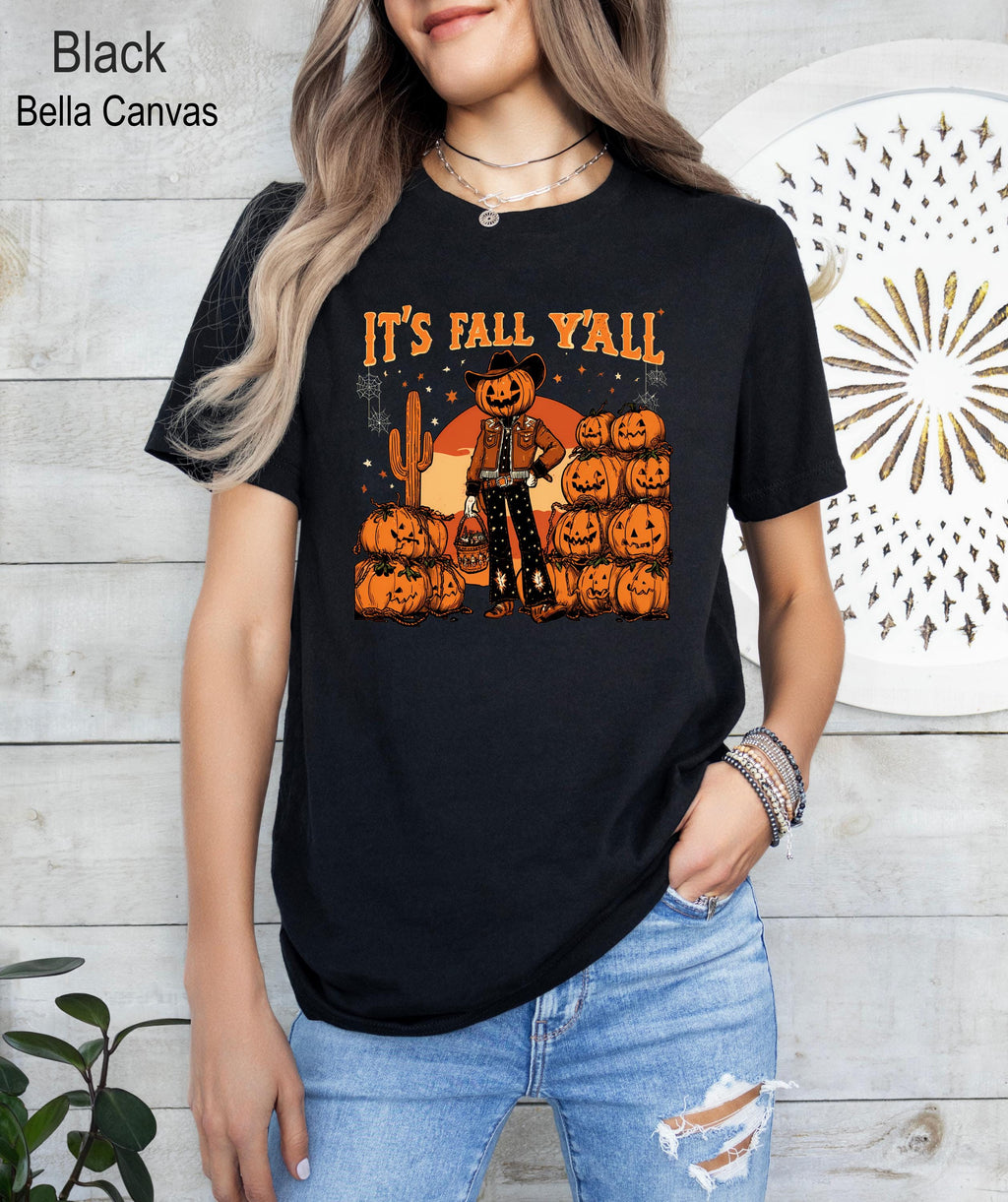Its Fall Yall Shirt, Thanksgiving Shirt, Fall Pumpkin Shirt, Country Pumpkin Shirt, Western Fall Shirt, Autumn Shirt, Western Pumpkin Tee
