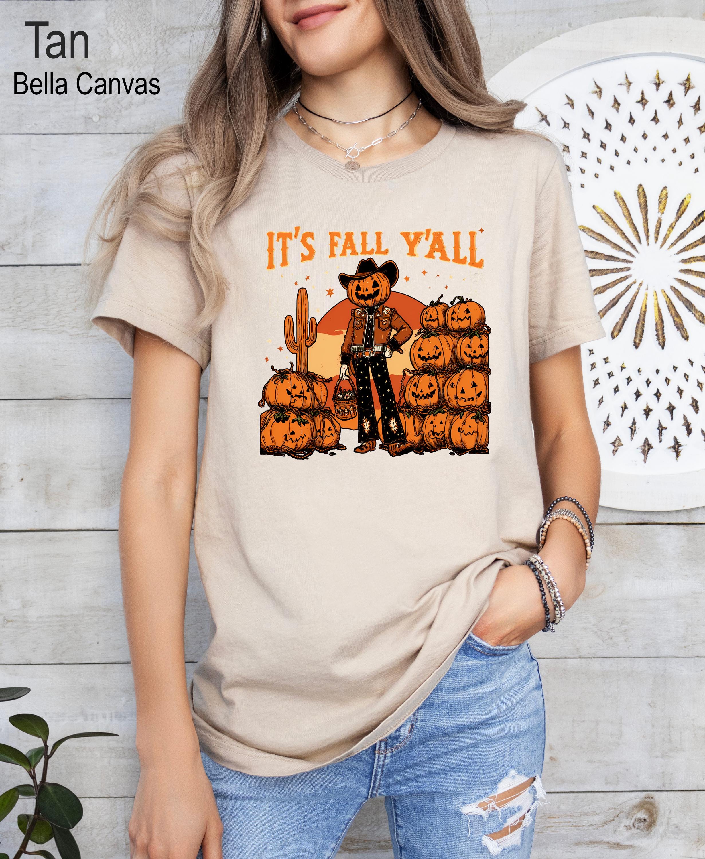 Its Fall Yall Shirt, Thanksgiving Shirt, Fall Pumpkin Shirt, Country Pumpkin Shirt, Western Fall Shirt, Autumn Shirt, Western Pumpkin Tee