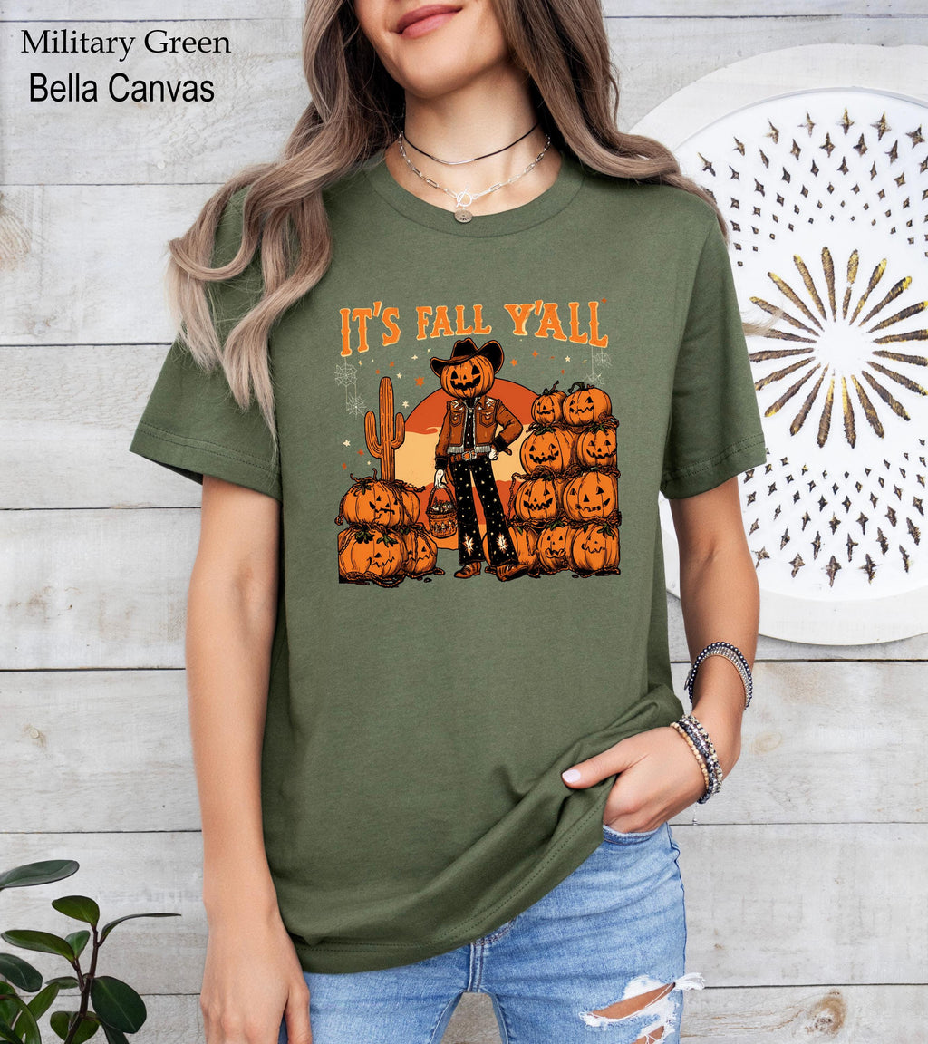 Its Fall Yall Shirt, Thanksgiving Shirt, Fall Pumpkin Shirt, Country Pumpkin Shirt, Western Fall Shirt, Autumn Shirt, Western Pumpkin Tee
