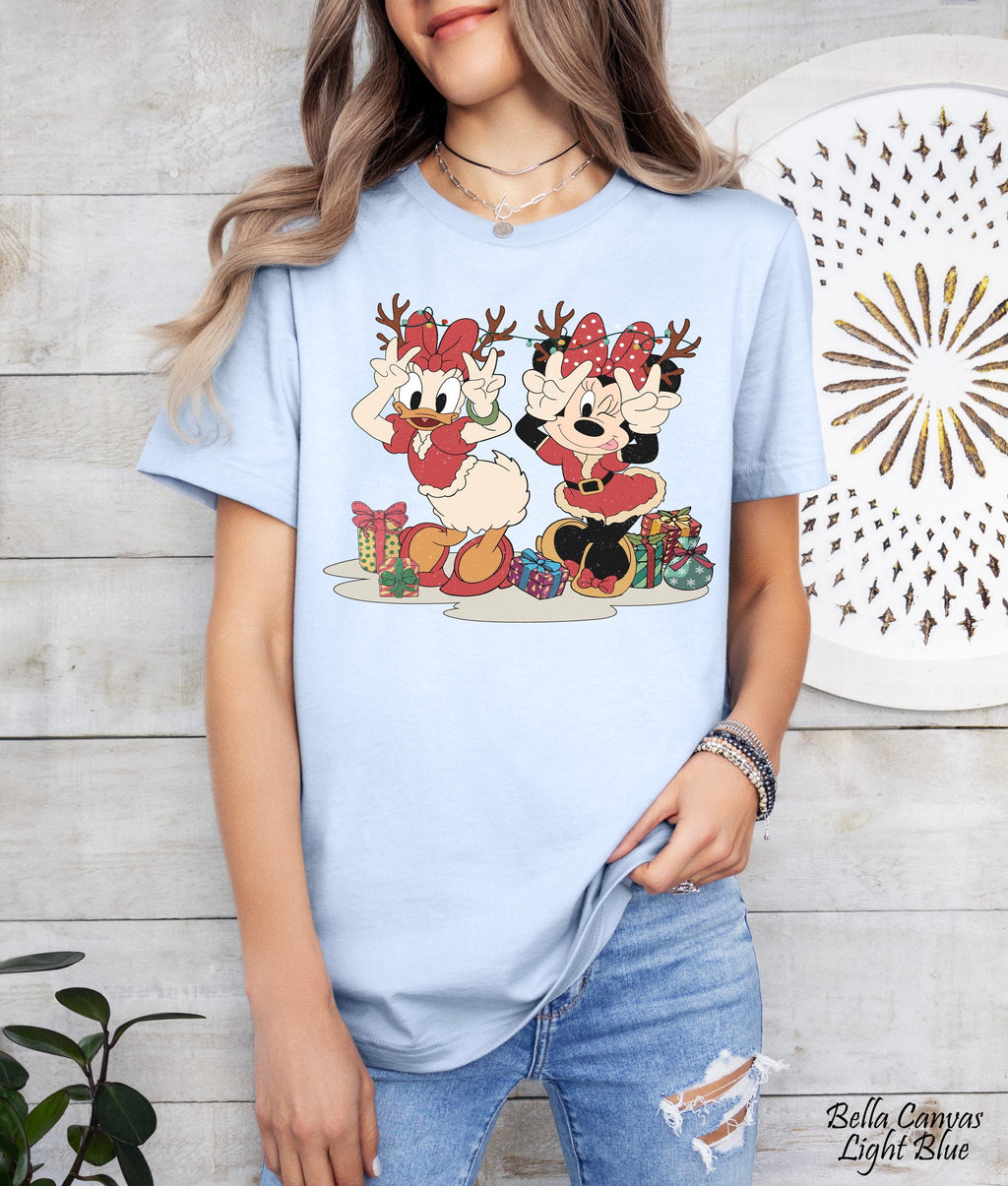 Cartoon Mickey and Friends Christmas Party 2026 Shirt, Disney Trip shirt, Disney Family Vacation Shirt, Disney Family Matching Shirt
