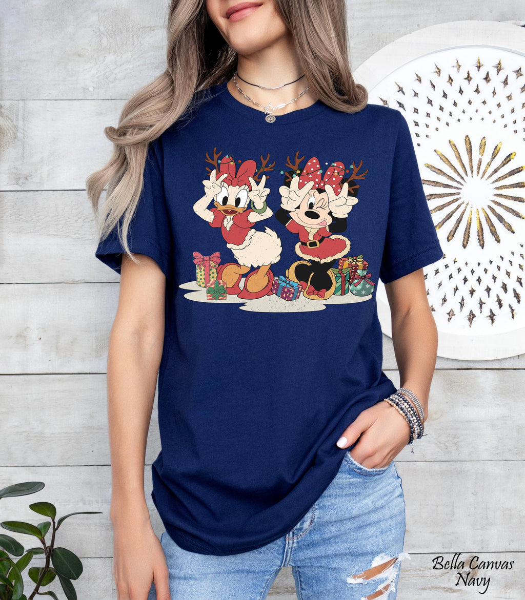 Cartoon Mickey and Friends Christmas Party 2026 Shirt, Disney Trip shirt, Disney Family Vacation Shirt, Disney Family Matching Shirt
