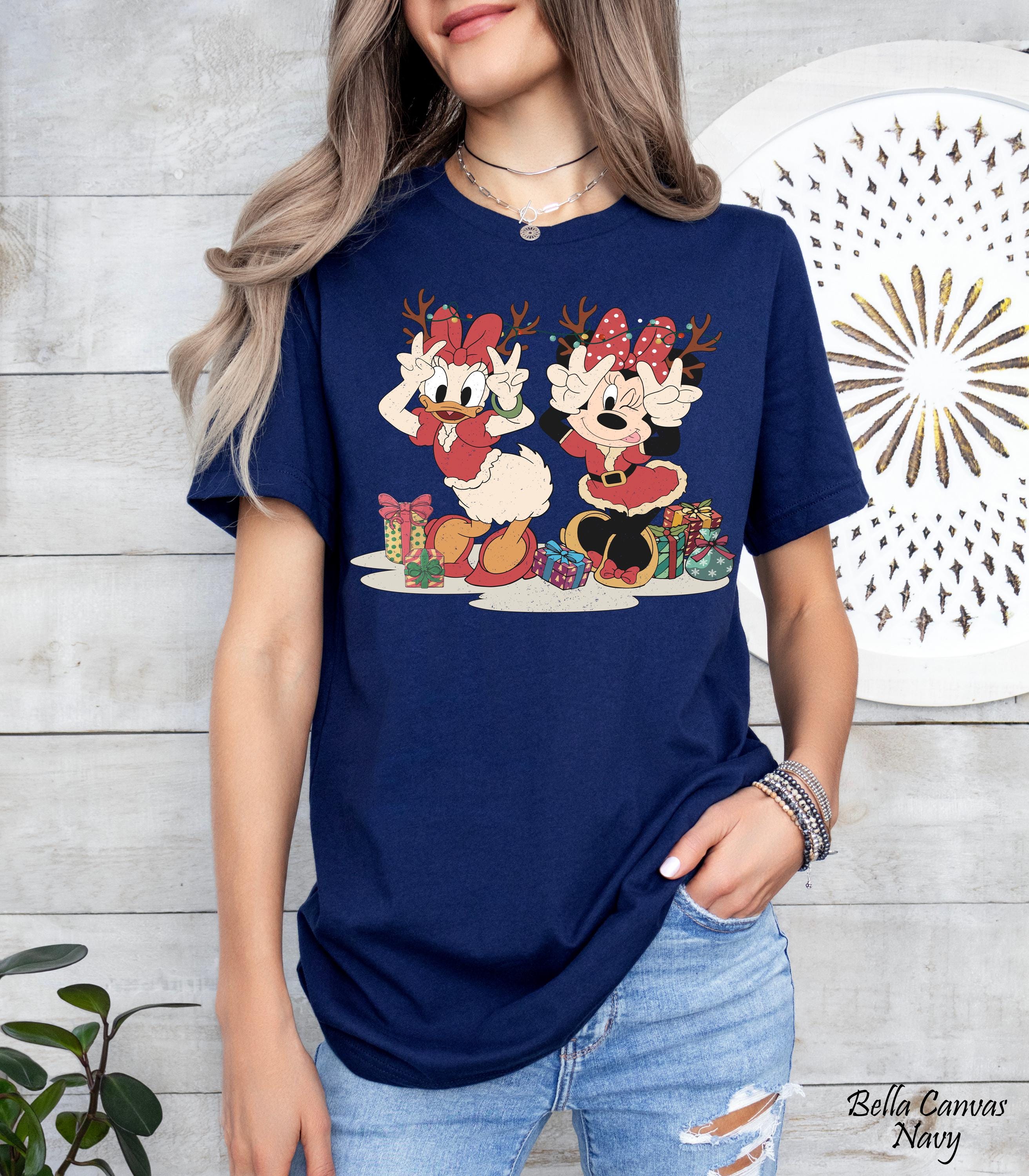 Cartoon Mickey and Friends Christmas Party 2026 Shirt, Disney Trip shirt, Disney Family Vacation Shirt, Disney Family Matching Shirt