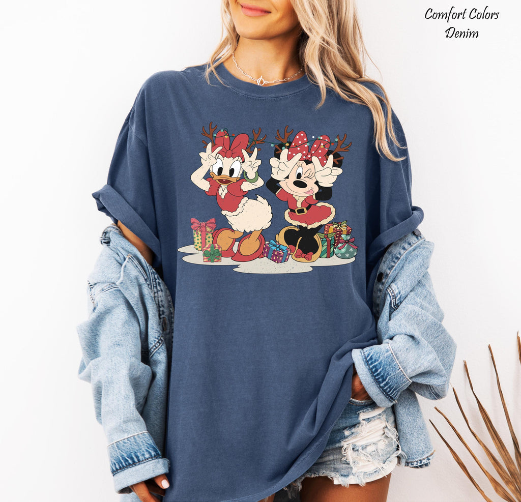 Cartoon Mickey and Friends Christmas Party 2026 Shirt, Disney Trip shirt, Disney Family Vacation Shirt, Disney Family Matching Shirt