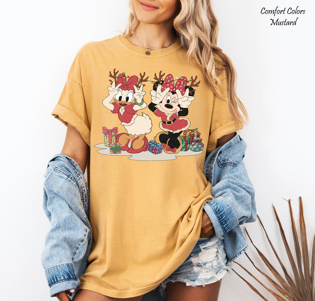 Cartoon Mickey and Friends Christmas Party 2026 Shirt, Disney Trip shirt, Disney Family Vacation Shirt, Disney Family Matching Shirt
