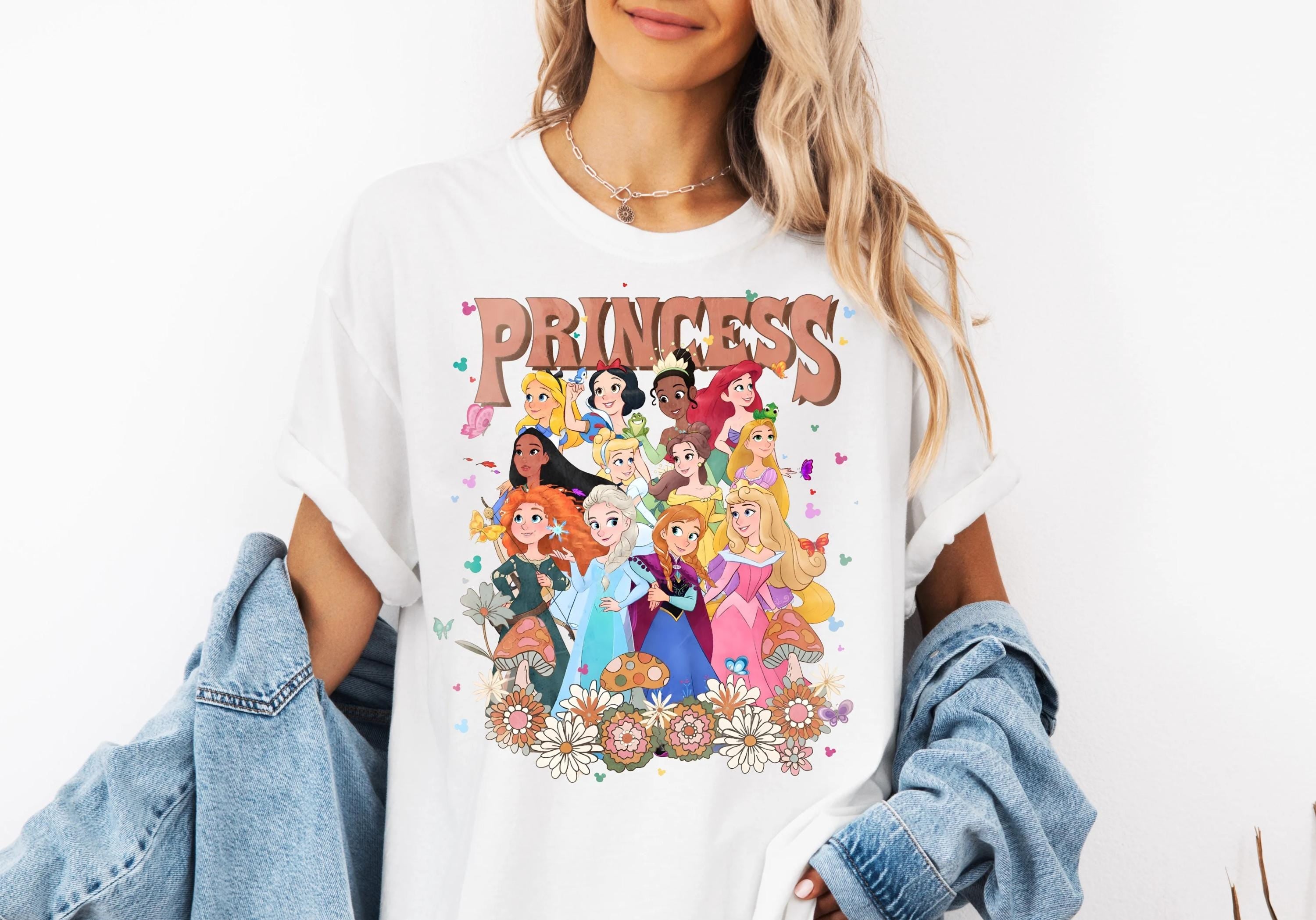 Vintage Disney Princess Shirt, Disneyland Vacation Shirt, Magic Kingdom Shirt, Disney Princess Lover Shirt,Cute Disneyworld Vacation 2025