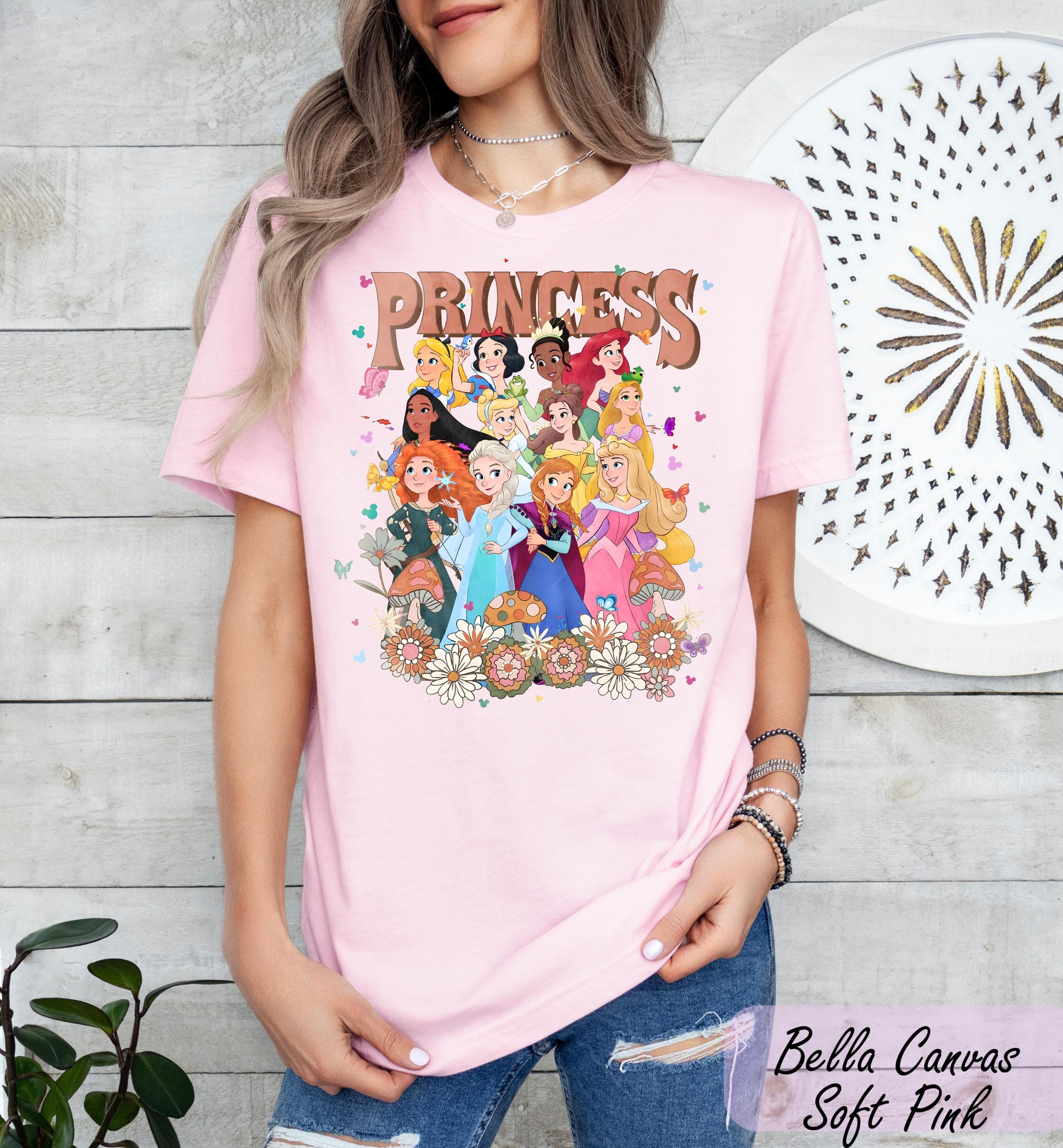 Vintage Disney Princess Shirt, Disneyland Vacation Shirt, Magic Kingdom Shirt, Disney Princess Lover Shirt,Cute Disneyworld Vacation 2025