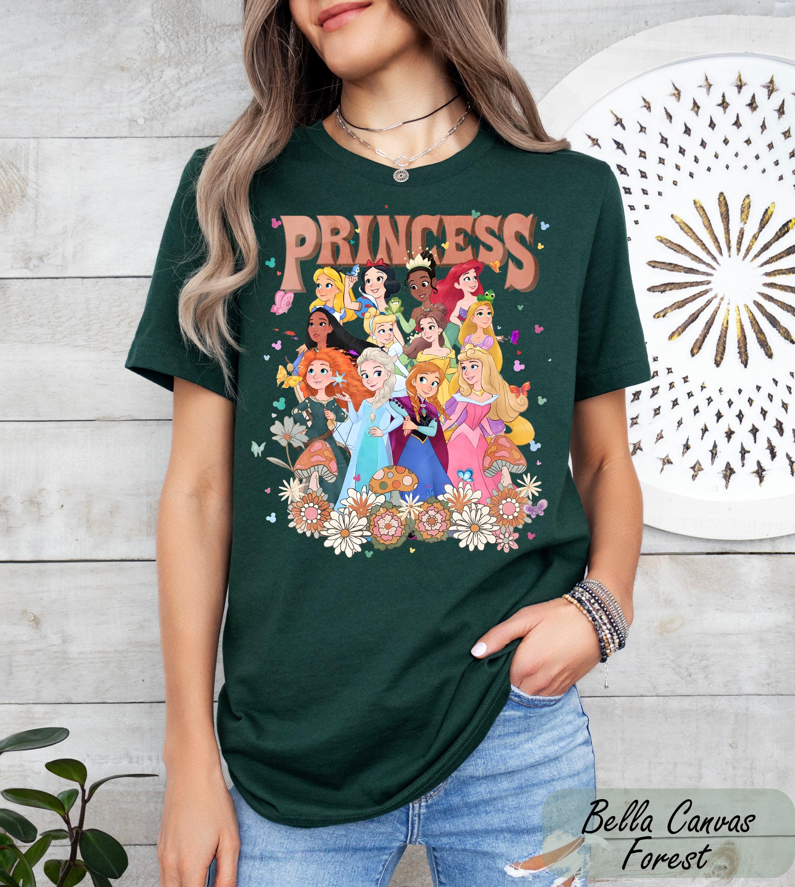 Vintage Disney Princess Shirt, Disneyland Vacation Shirt, Magic Kingdom Shirt, Disney Princess Lover Shirt,Cute Disneyworld Vacation 2025