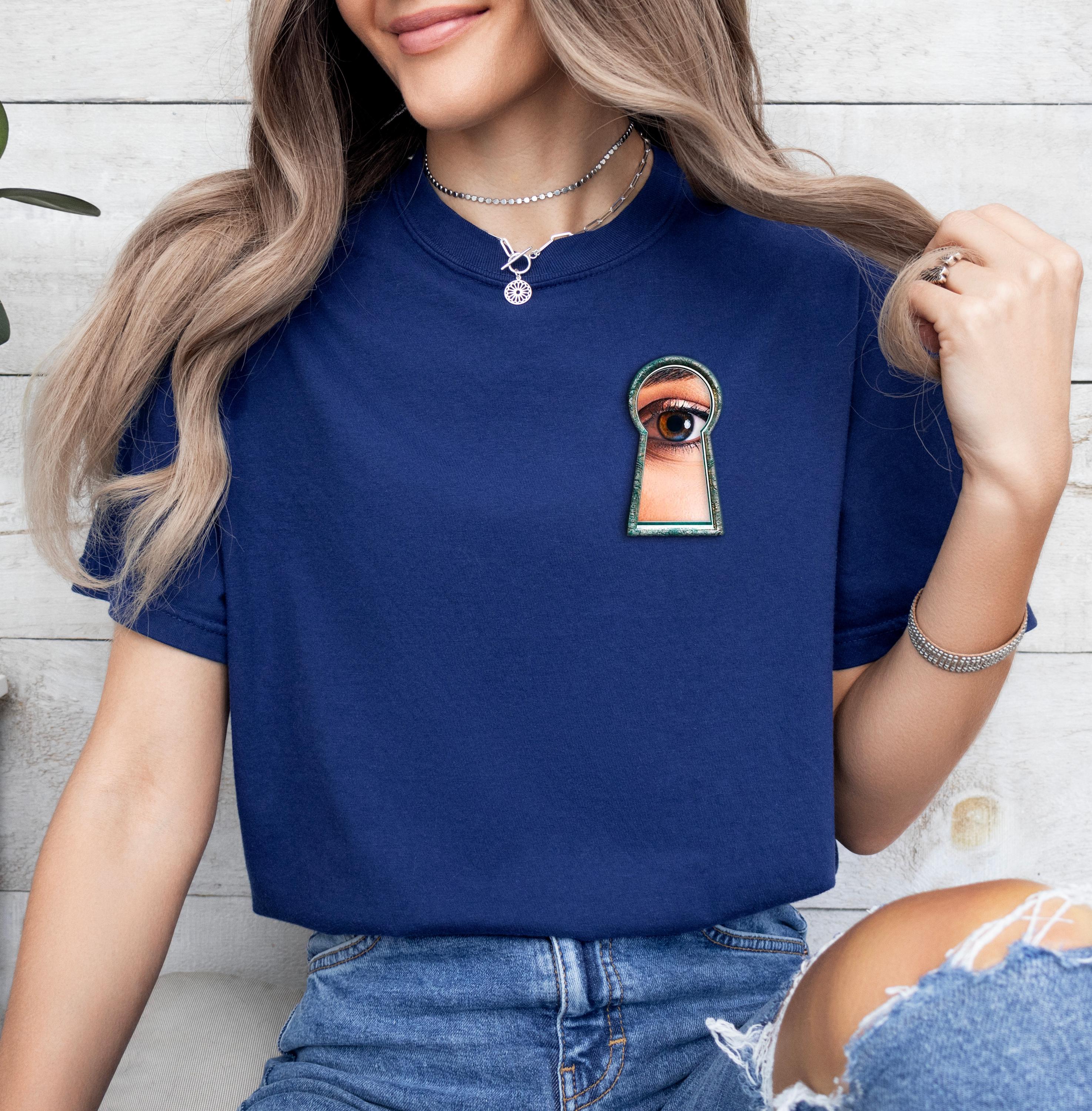 The Housemaid Shirt With Symbolic Keyhole T-Shirt,The Housemaid Tee,Freida McFadden Fan Shirt,The Housemaid Merch,Freida McFadden Lovers