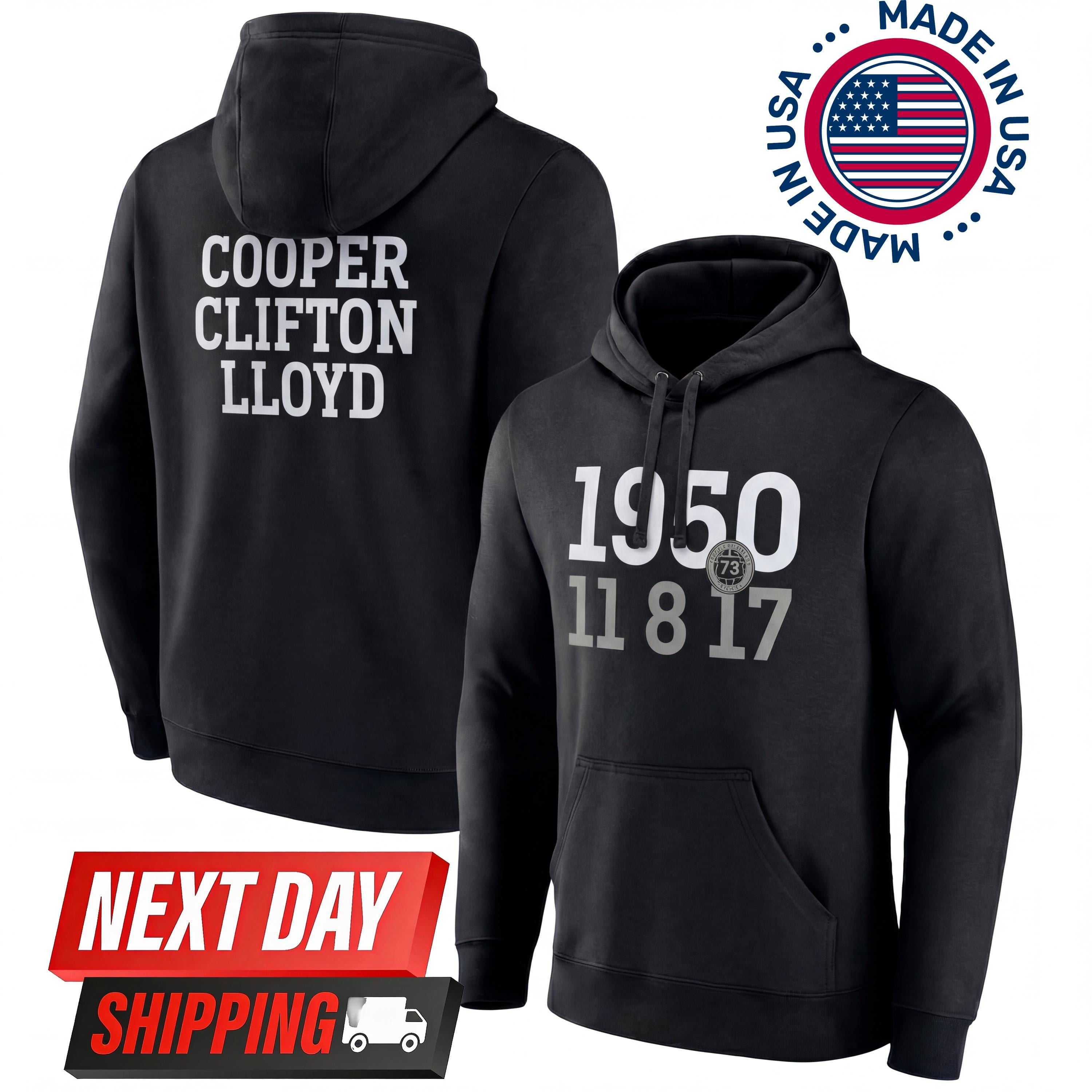 Cooper Clifton Lloyd Pioneers Shirt Hoodie, Historic Basketball Legends Tee, Trend Unisex  T-Shirt, Game Day Shirt, Basketball Y2k Rap Tee