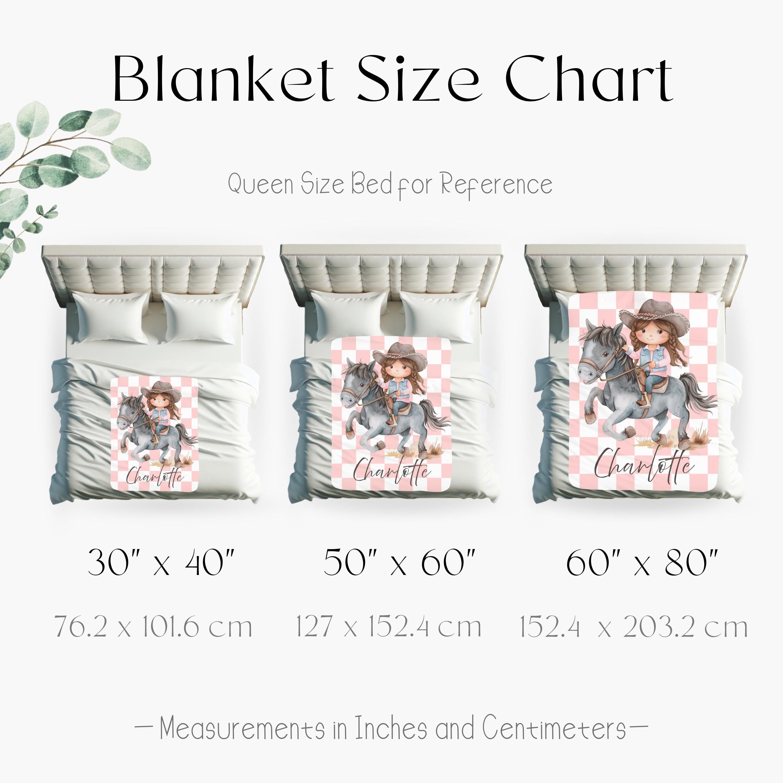 Personalised Name Kids Blanket,Personalized Cowgirl Nursery Blanket,Western Toddler Throw Kids,Western Nursery Baby Shower Gift,Baby Homee