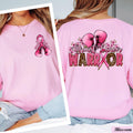 Breast Cancer Awareness Coquette Boxing Gloves Shirt,Breast Cancer Warrior Shirt,Breast Cancer Shirt,Cancer Support Tee,Cancer Patient Gift