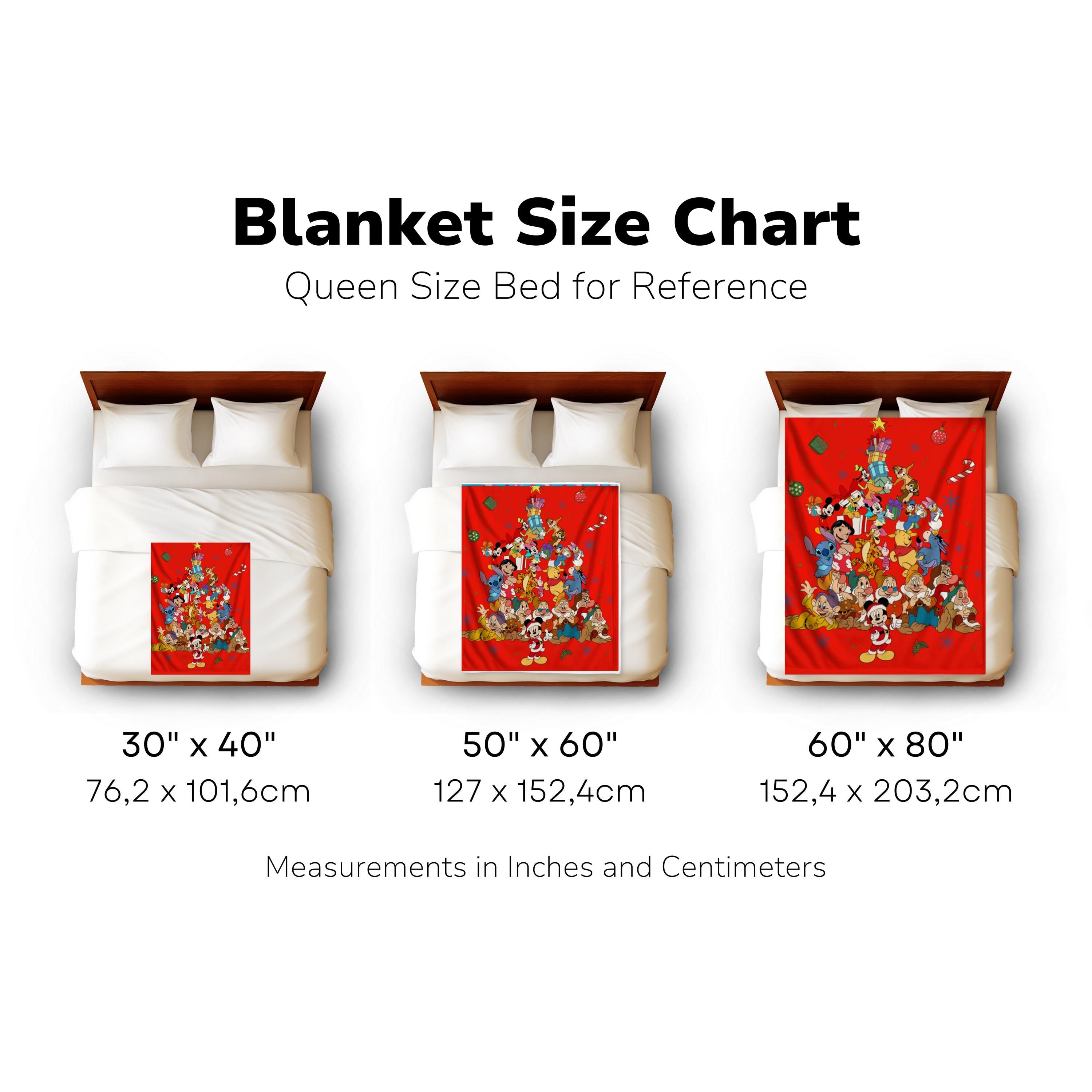 Disney All Characters Blanket, Magical Walt Disney Blanket, Mickey Minnie Blankets, Disneyland Blanket, Magical Castle Throw, Nursery Gift