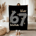 6 7 Funny Christmas Gift, Six Seven Meme Blanket, Kids Christmas Gift, Cute Humor Blanket,6 7 Funny Trendy, Funny Gift for Friends or Family