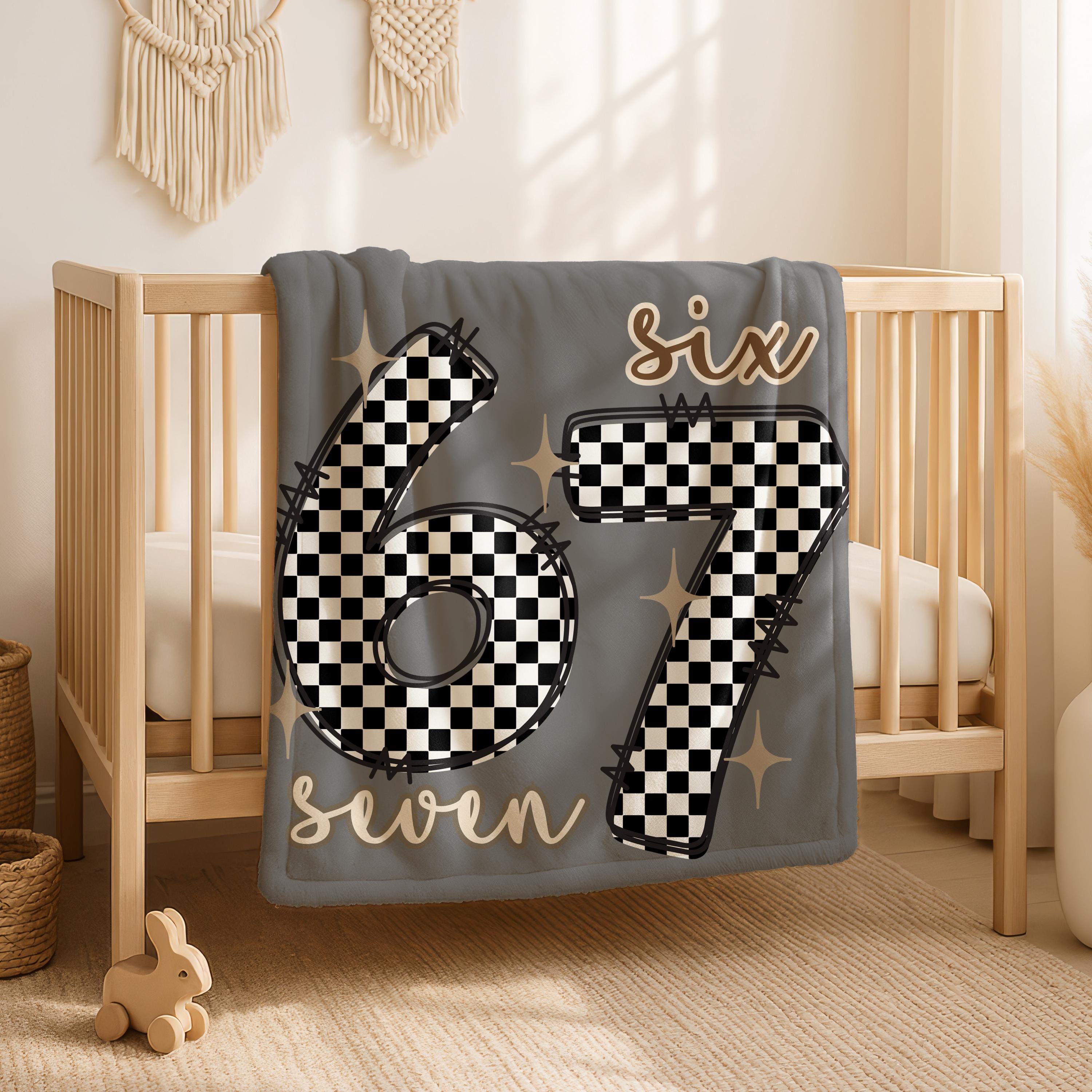 6 7 Funny Christmas Gift, Six Seven Meme Blanket, Kids Christmas Gift, Cute Humor Blanket,6 7 Funny Trendy, Funny Gift for Friends or Family