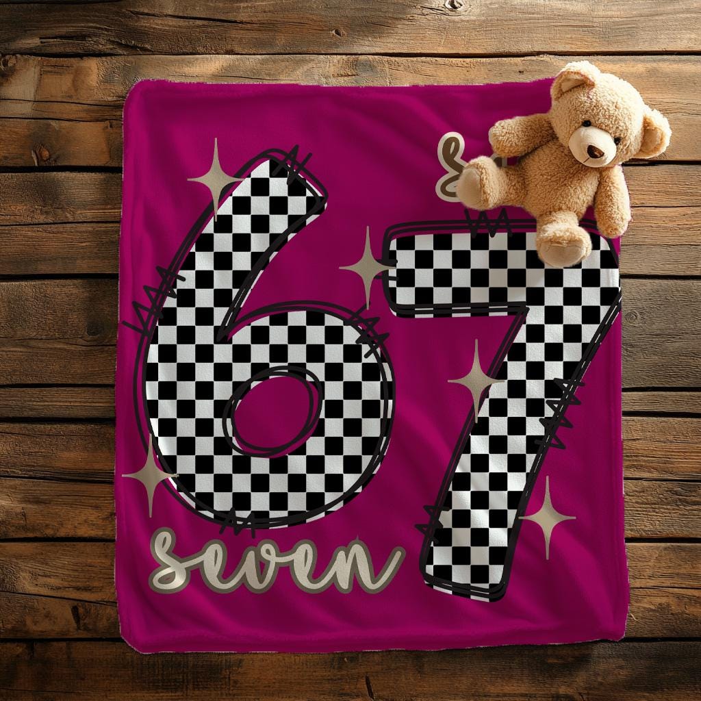6 7 Funny Christmas Gift, Six Seven Meme Blanket, Kids Christmas Gift, Cute Humor Blanket,6 7 Funny Trendy, Funny Gift for Friends or Family