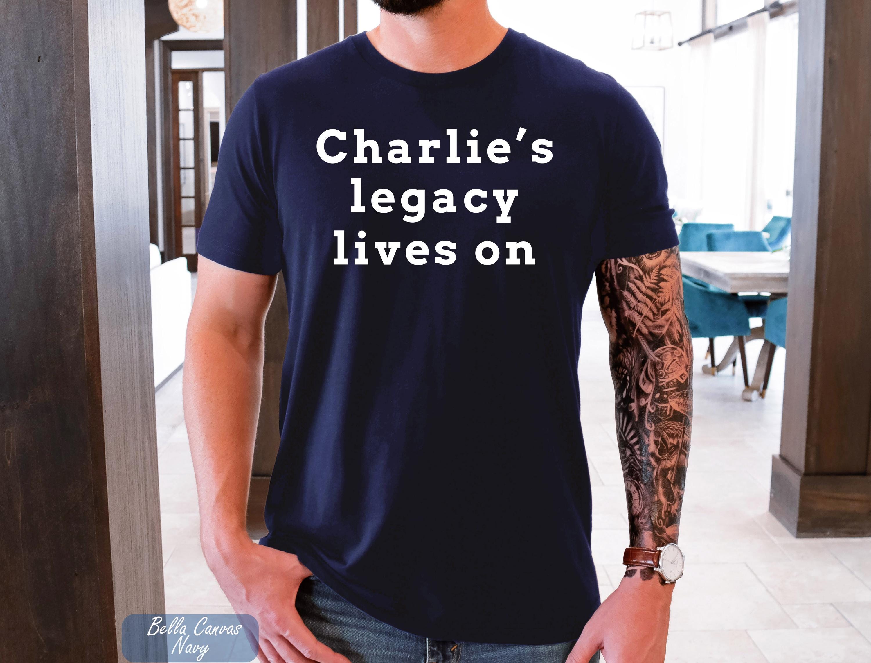 Comfort Colors® Charlie's Legacy Lives On Shirt, Justice For Charlie Kirk, Activist Shirt, RIP Charlie Kirk Shirt, Stand With Charlie Kirk,