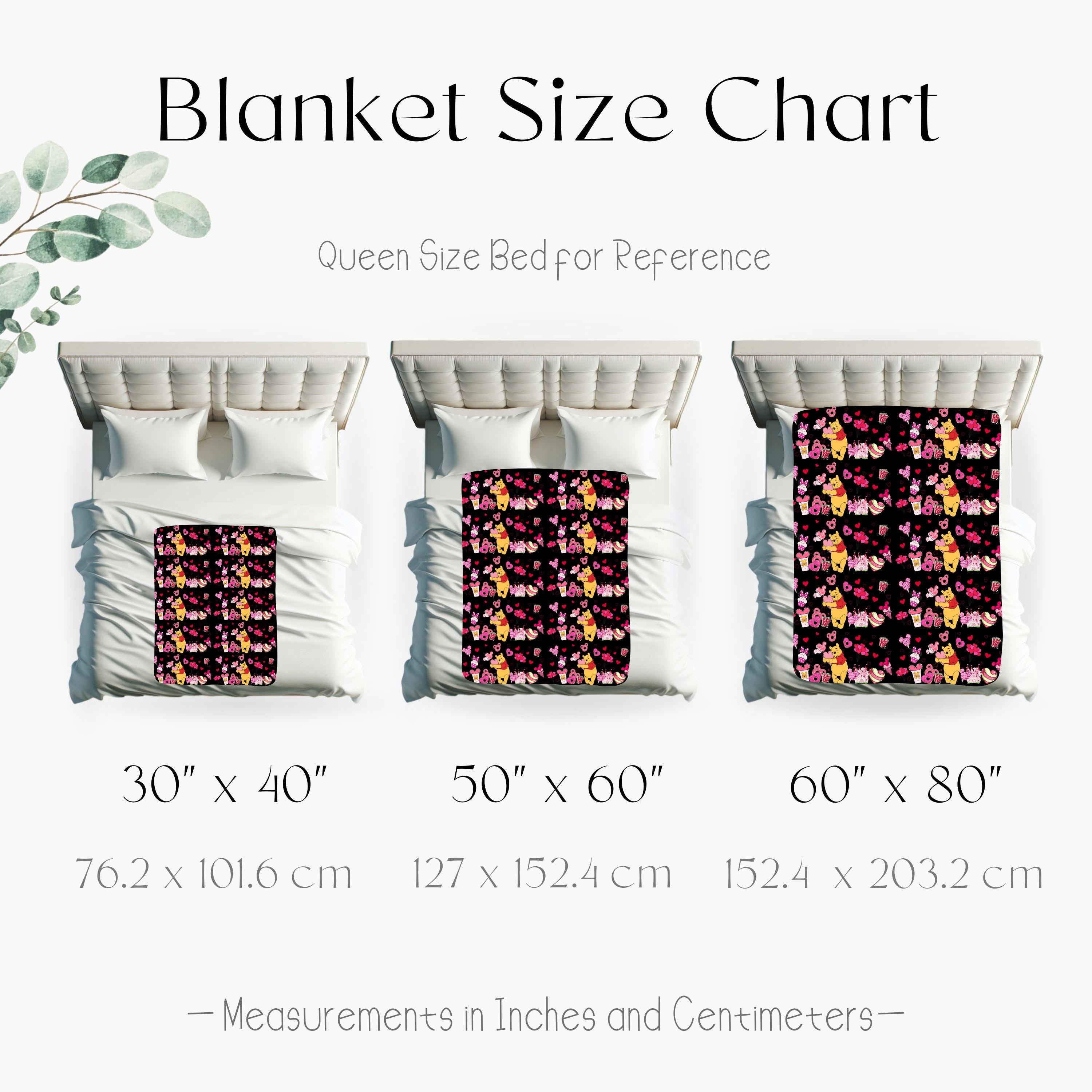 Winnie the Pooh Fleece Blanket, Disney Throw for Kids, Birthday Gift, Baby Shower Gift, Christmas Gift For Kids, Soft Fleece Blanket Gifts