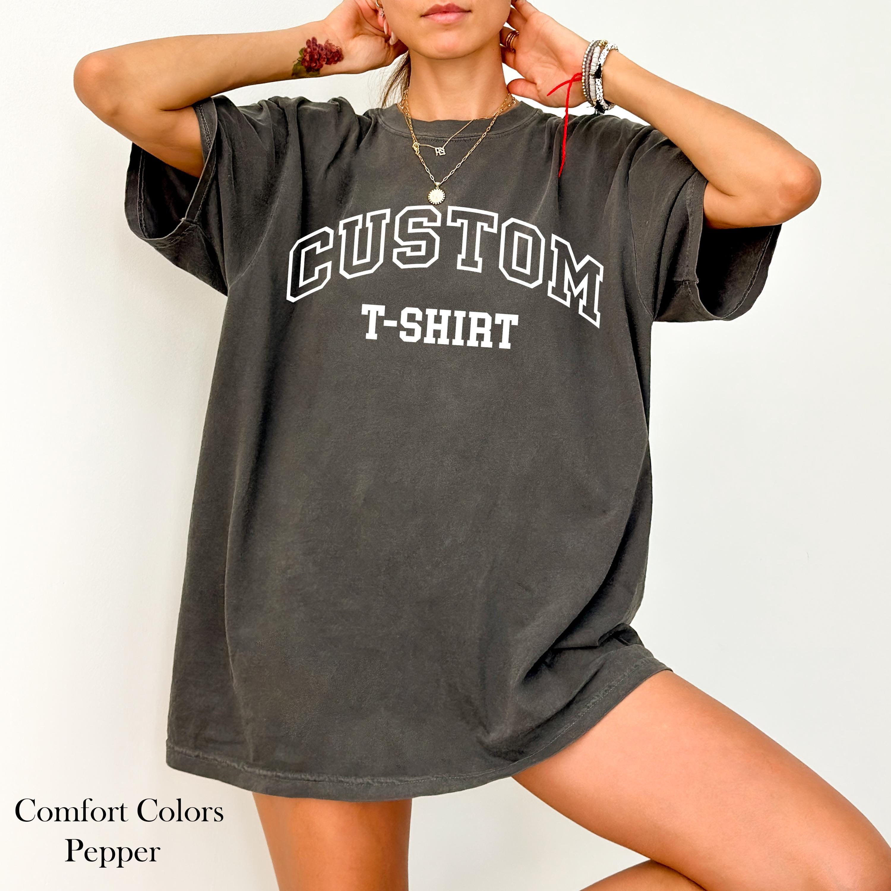 Custom Personalized T-Shirt, Personalized Unisex Shirt, Custom Name Gift, Customizable Message Shirt, Customizable Gifts,Anniversary Gift