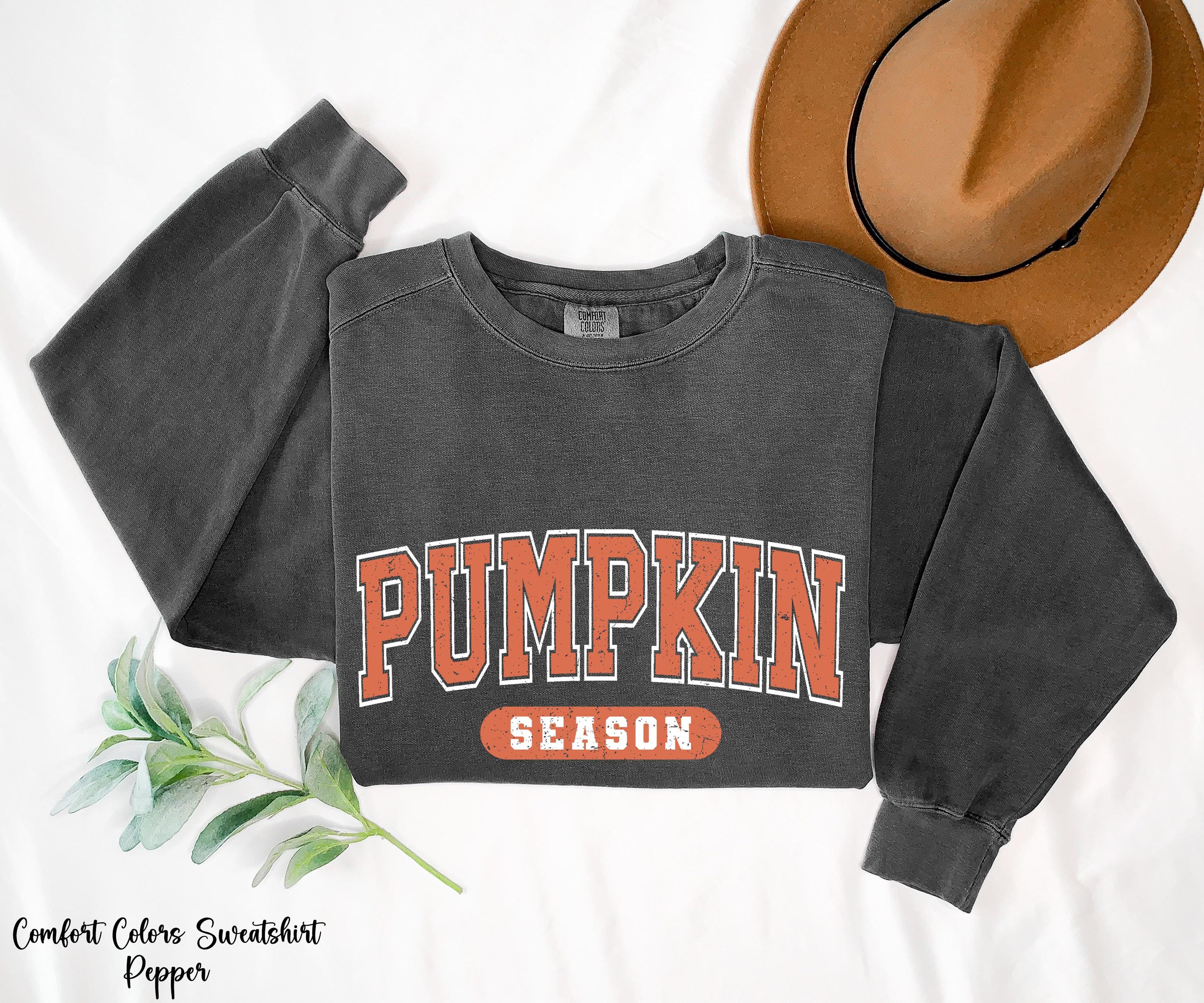 Retro Pumpkin Season Sweatshirt, Thanksgiving Shirts, Cozy Pumpkin Sweater, Halloween Pumpkin Season Sweatshirt, Pumpkin Spice Sweatshirt