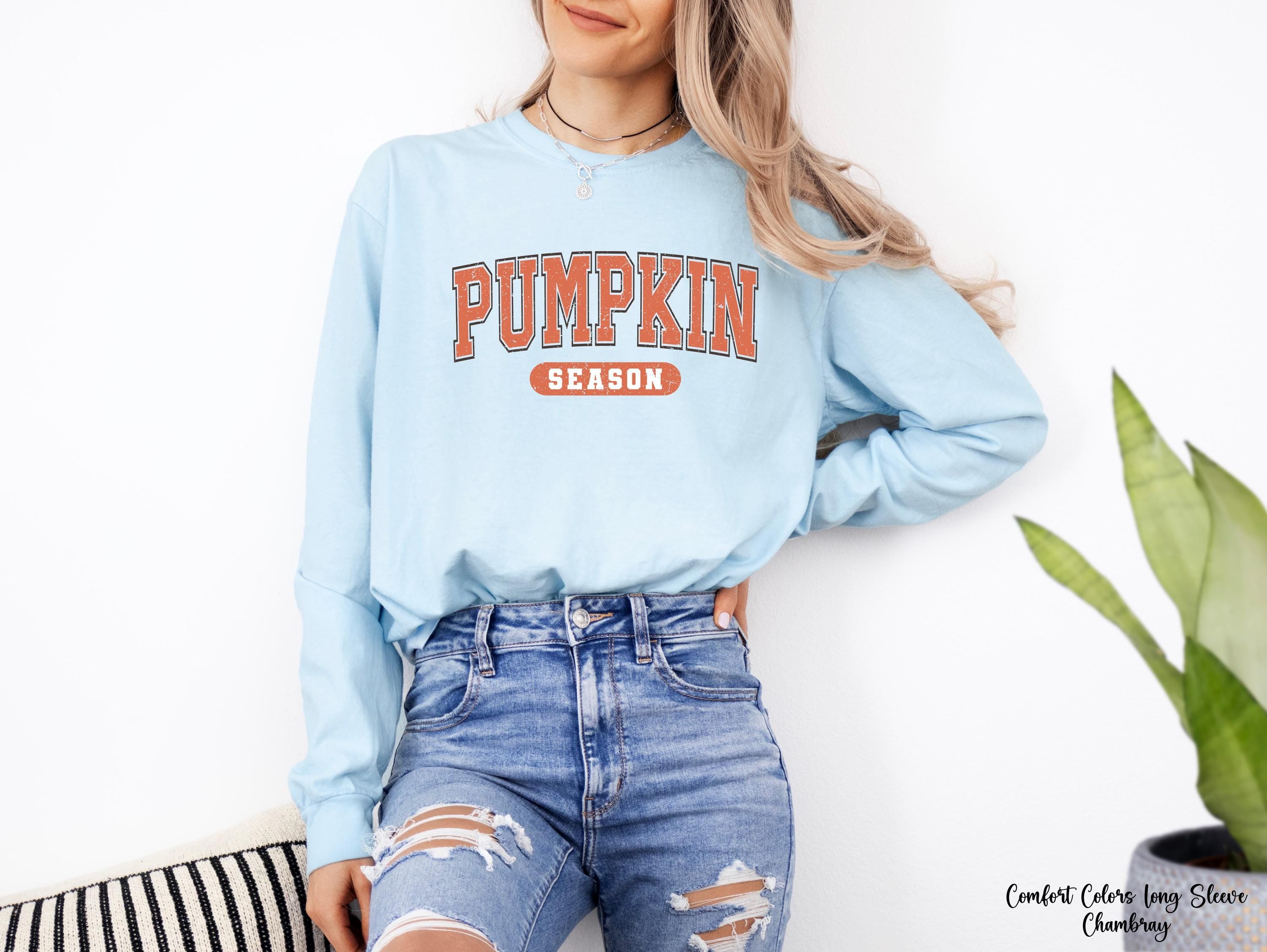 Retro Pumpkin Season Sweatshirt, Thanksgiving Shirts, Cozy Pumpkin Sweater, Halloween Pumpkin Season Sweatshirt, Pumpkin Spice Sweatshirt