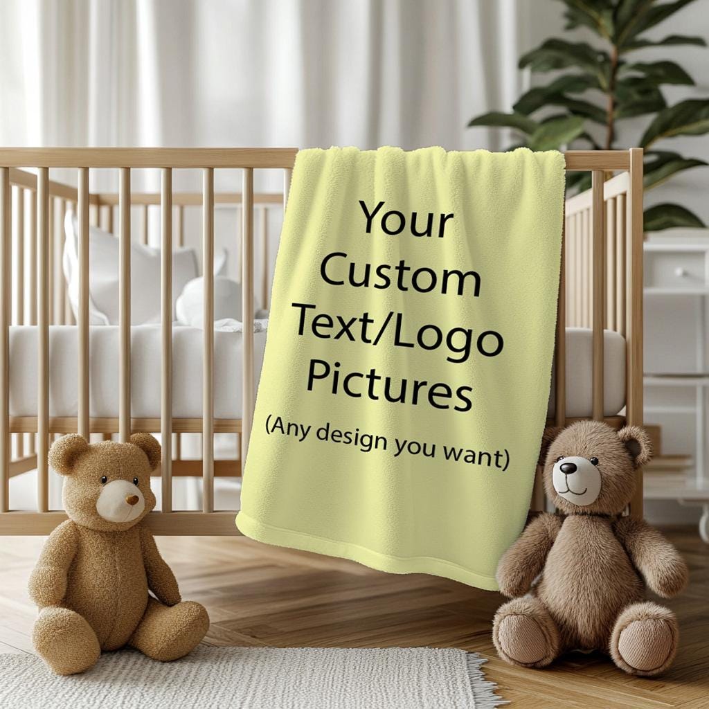 Your Custom Text Blanket, Customize Blanket Gift, Custom Cozy Home Decor, Housewarming Gift, Sympathy Family Gift,Birthday Gift for Mom