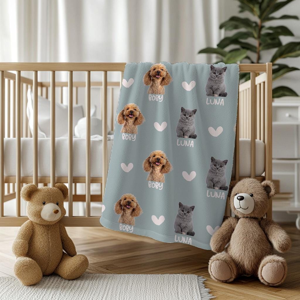 Custom Pet Blanket, Custom Cat Name Blanket, Cat Picture Blanket, Custom Pet Photo Blanket, Custom Dog Blanket, Personalized Dog Blankets