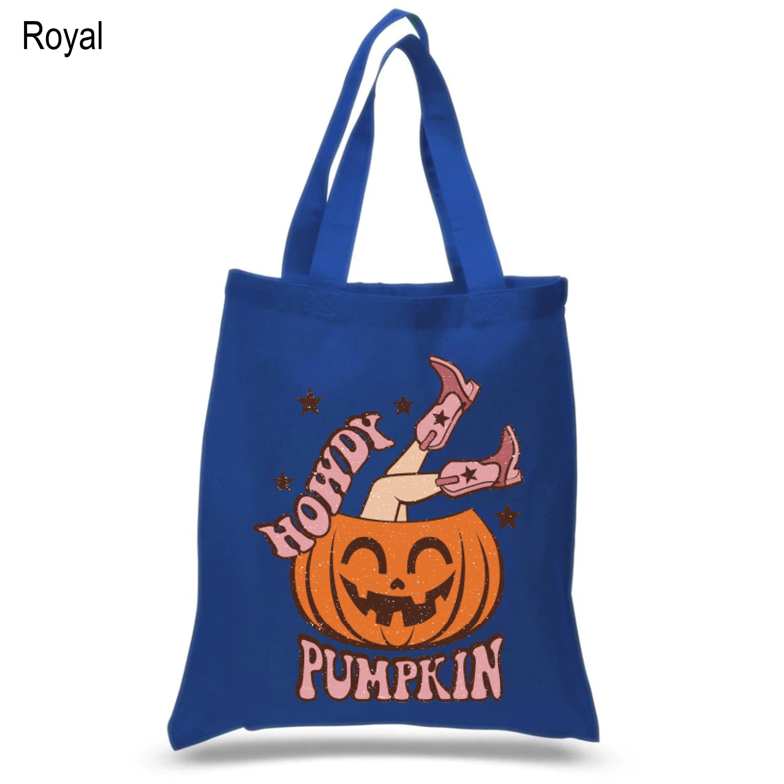Howdy Pumpkin Tote Bag, Western Style Tote Bag, Howdy Pumpkin Western Tote Bag, Retro Cowgirl Reusable Shopping Bag, Country Cowgirl Tote