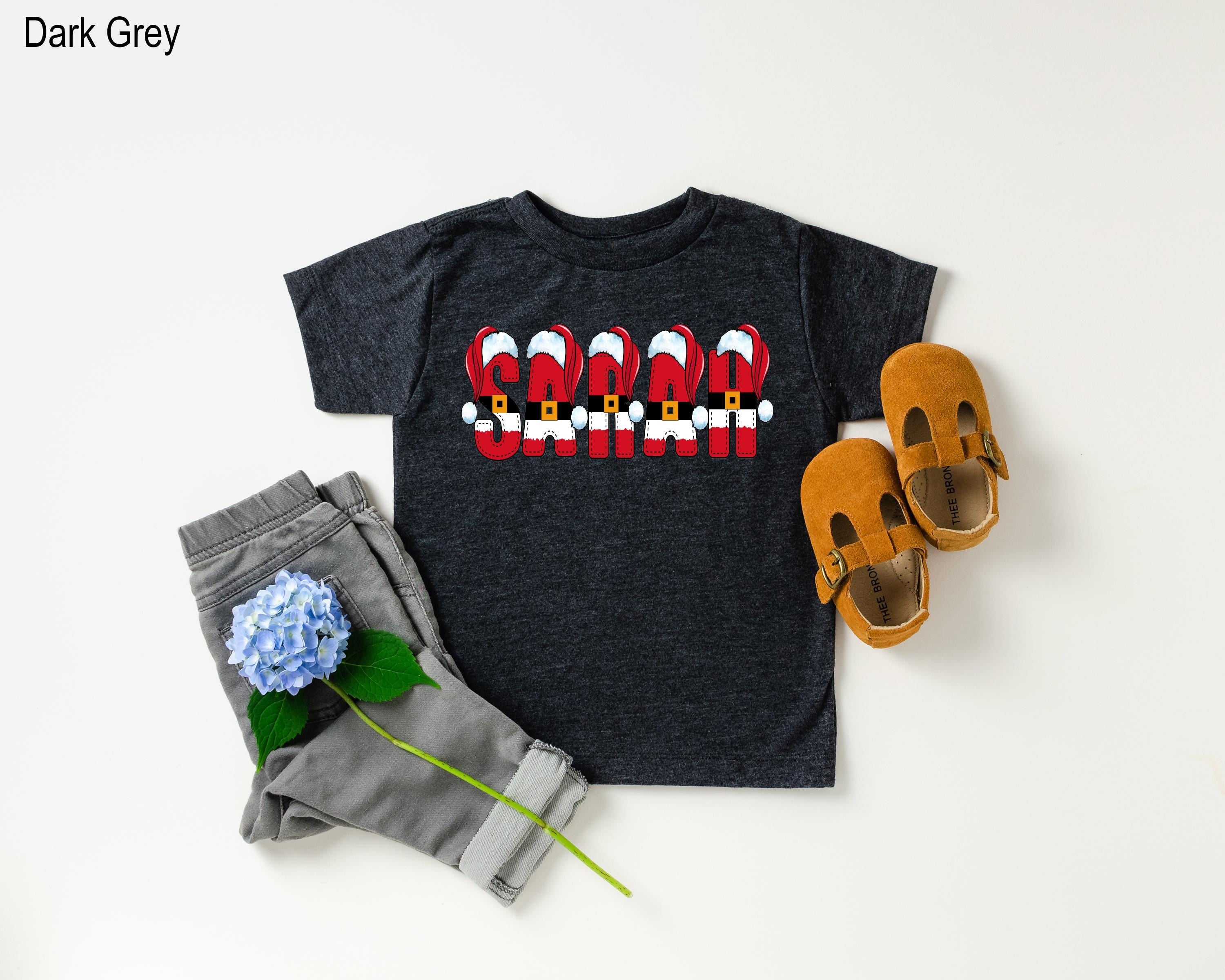 Custom Christmas Name Shirt for Family,Youth Christmas Shirt, Toddler Christmas Shirt, Custom Toddler Shirt, Custom Christmas Shirt for Kid