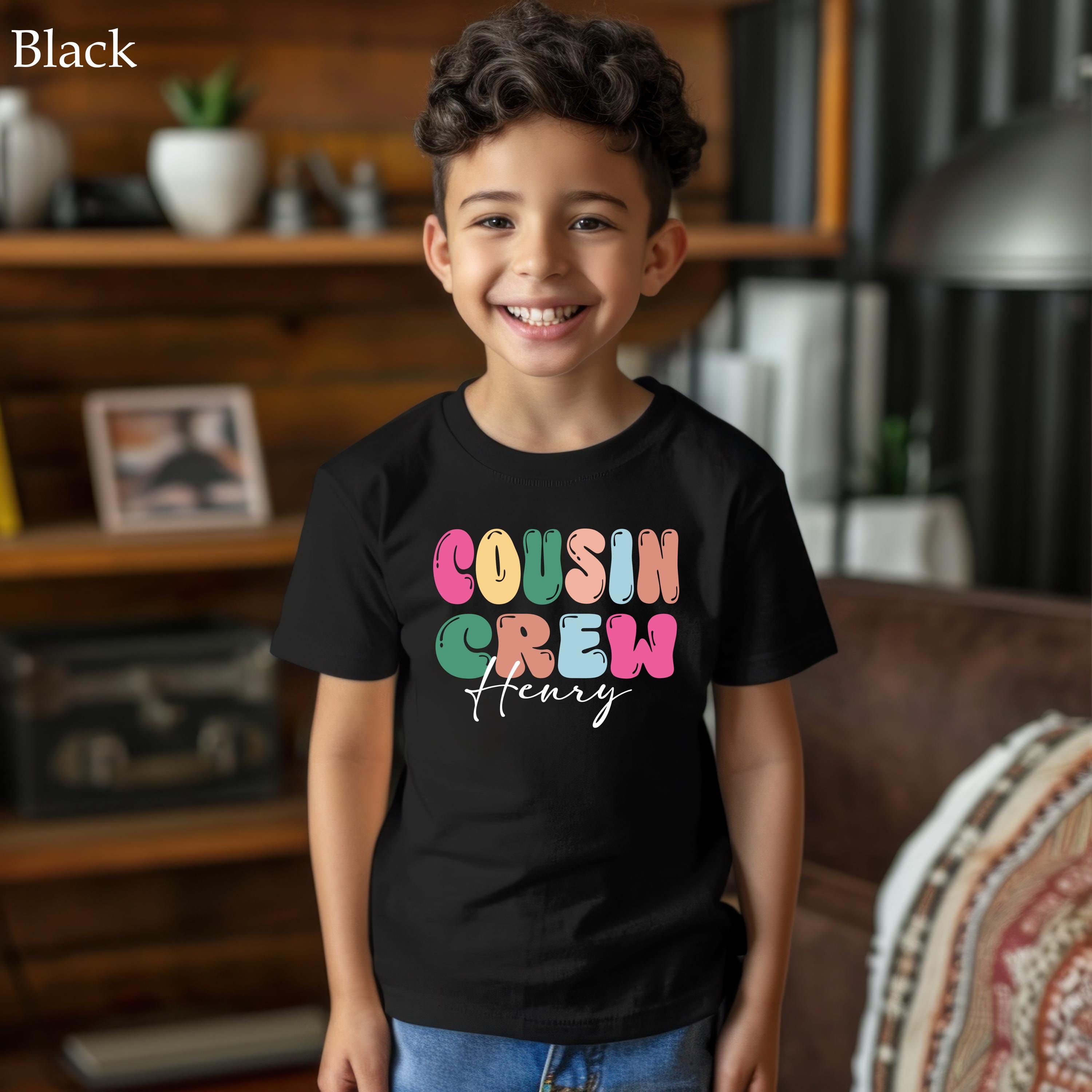 Personalized Name Cousin Crew Shirt, Cousin Crew Shirt, Custom Matching Cousins Shirts, New to the Cousin Crew Shirt, Custom Cousin Tee