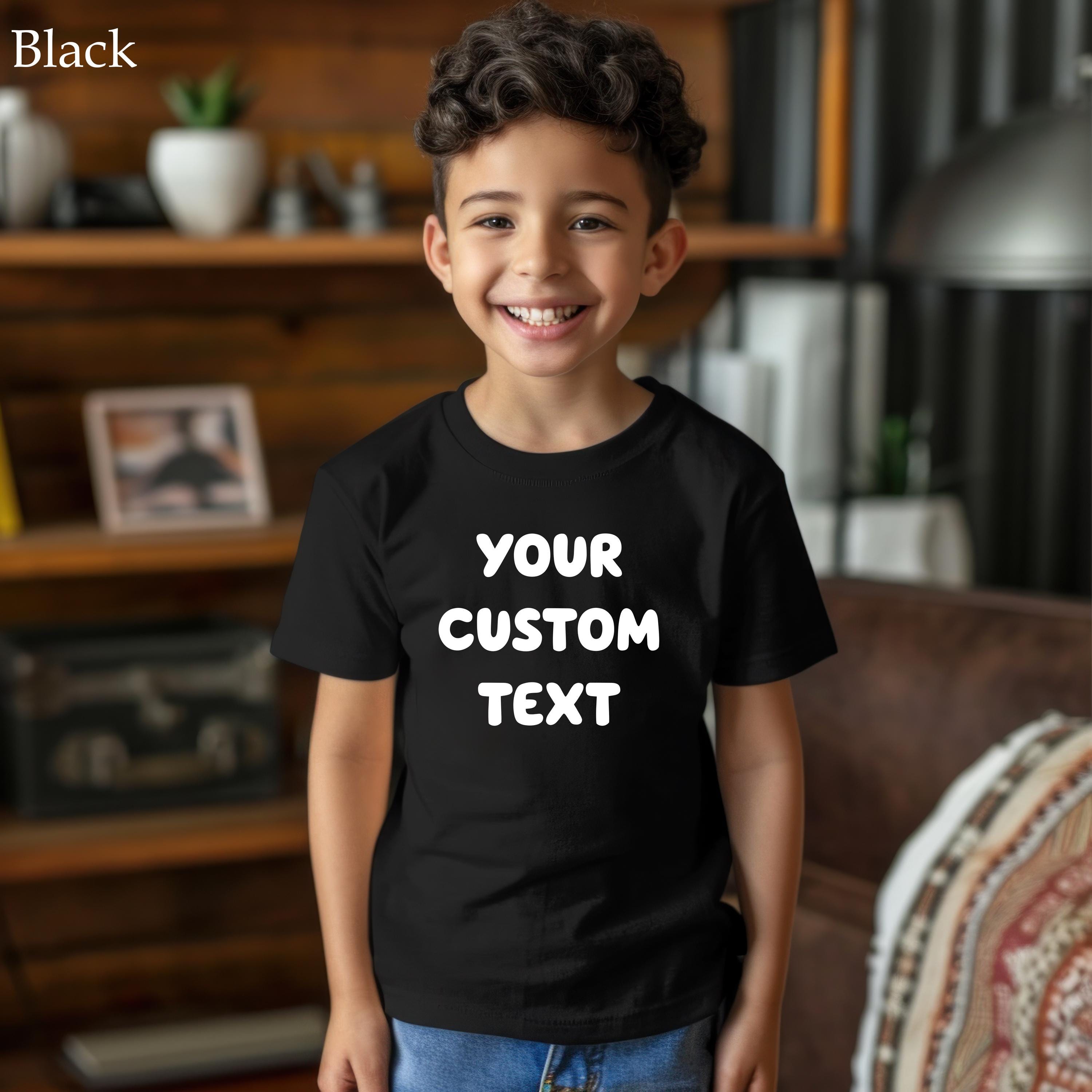 Your Custom Text Kids Shirt, Custom Onesie, Personalized Onesie, Custom Design Baby Shirt, Baby Shower Gift, Custom Print Toddler Kids Tee
