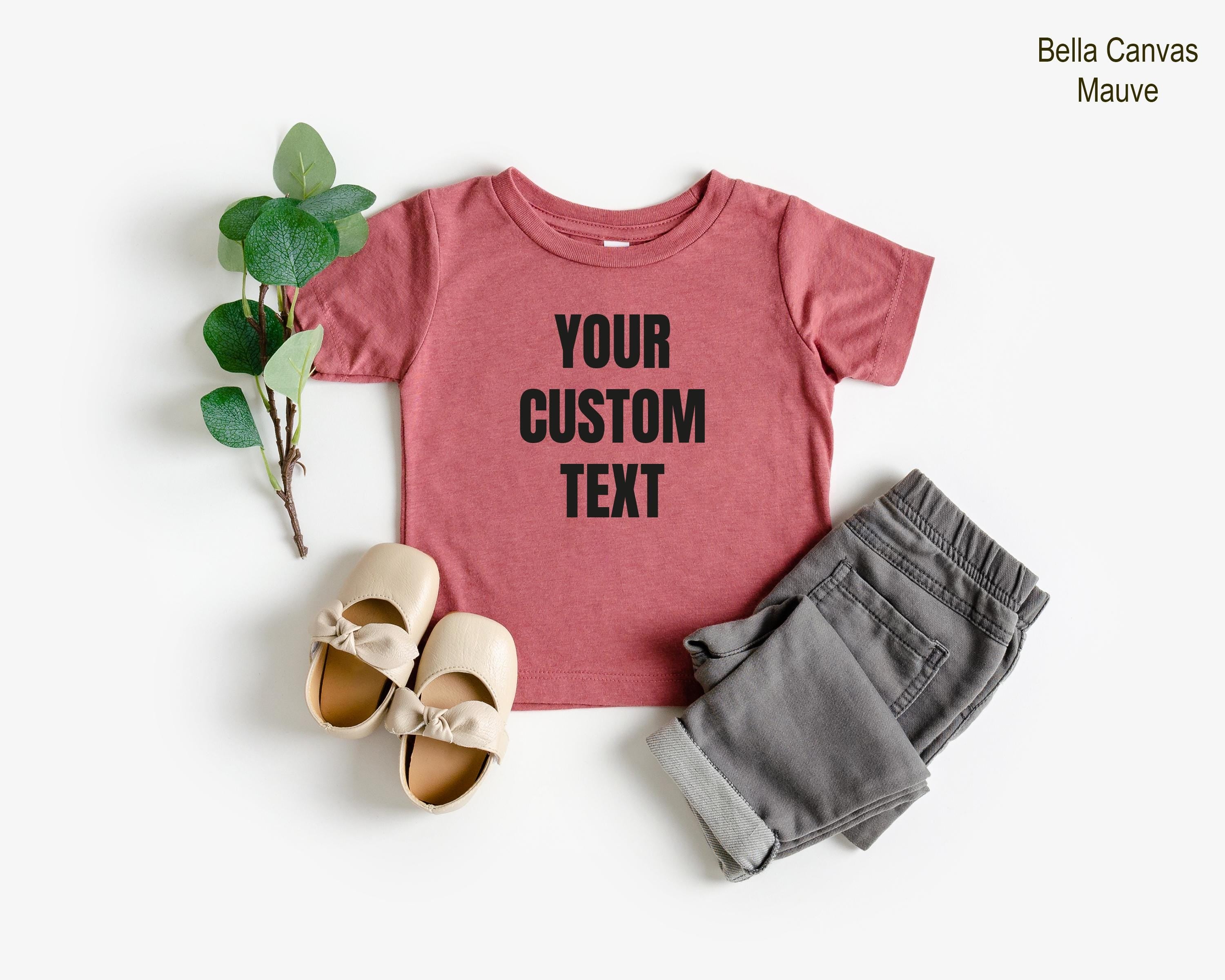 Your Custom Text Kids Shirt, Custom Onesie, Personalized Onesie, Custom Design Baby Shirt, Baby Shower Gift, Custom Print Toddler Kids Tee