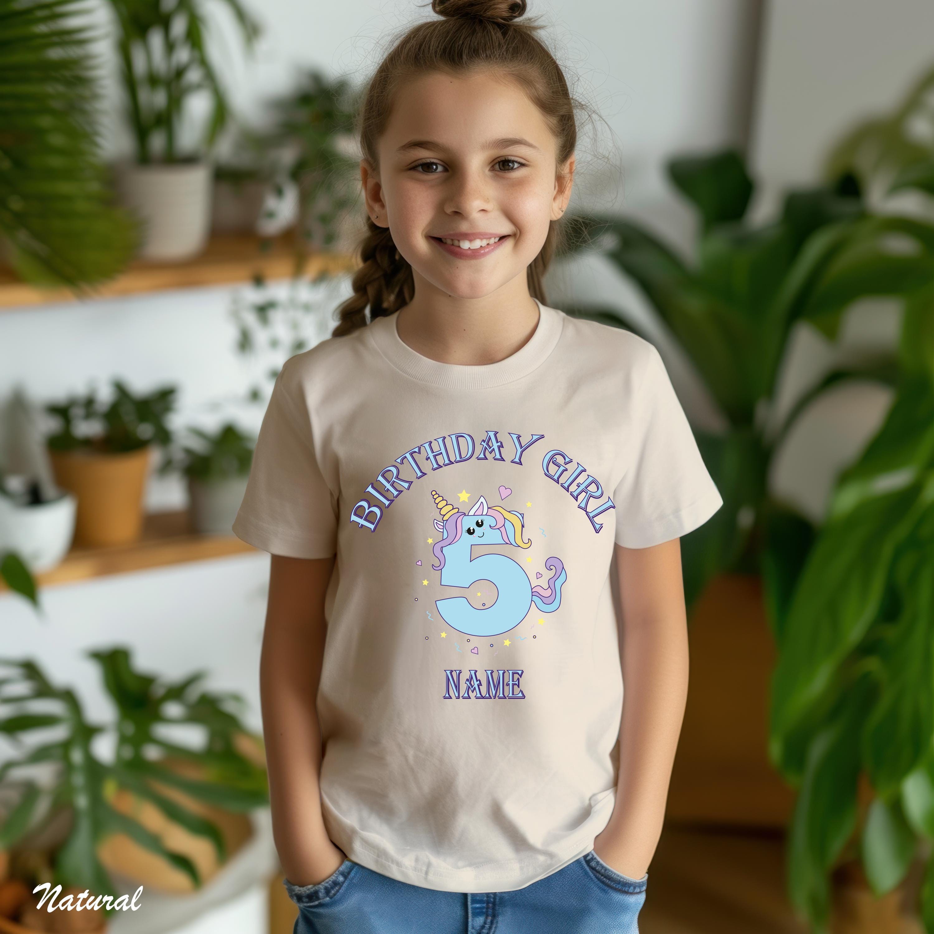 Birthday Toddler Shirt, Girls Birthday Party Shirt, Gift Ideas for Birthday Girl Shirt, Rainbow Birthday Girl Shirt, Birthday Party Shirt