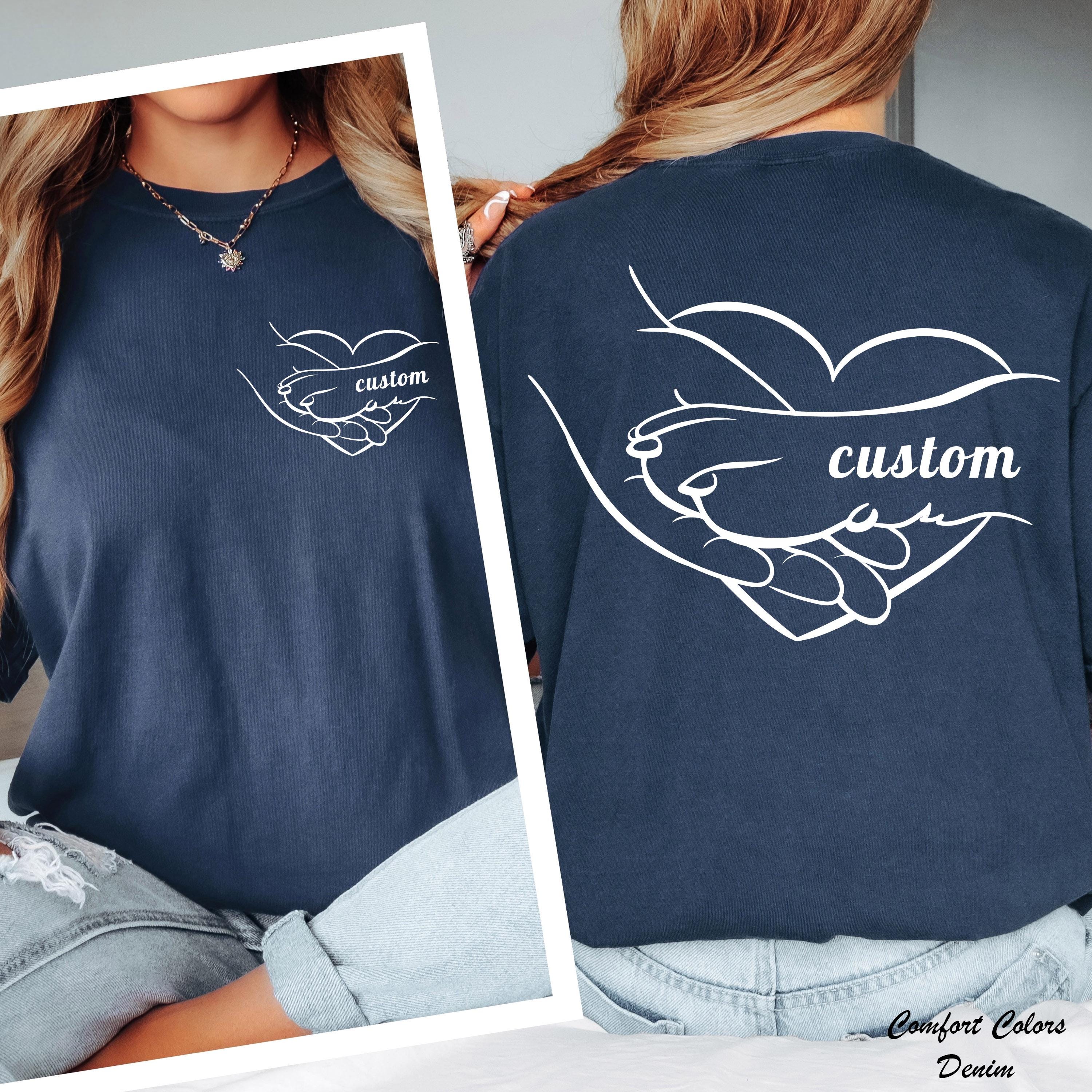Custom Paw and Hand Shirt, Human Hand and Paw Shirt, Dog Paw Animal Lover Shirt, Dog Lover Shirt,Dog Paw Animal Lover Shirt,Dog Owner Gift