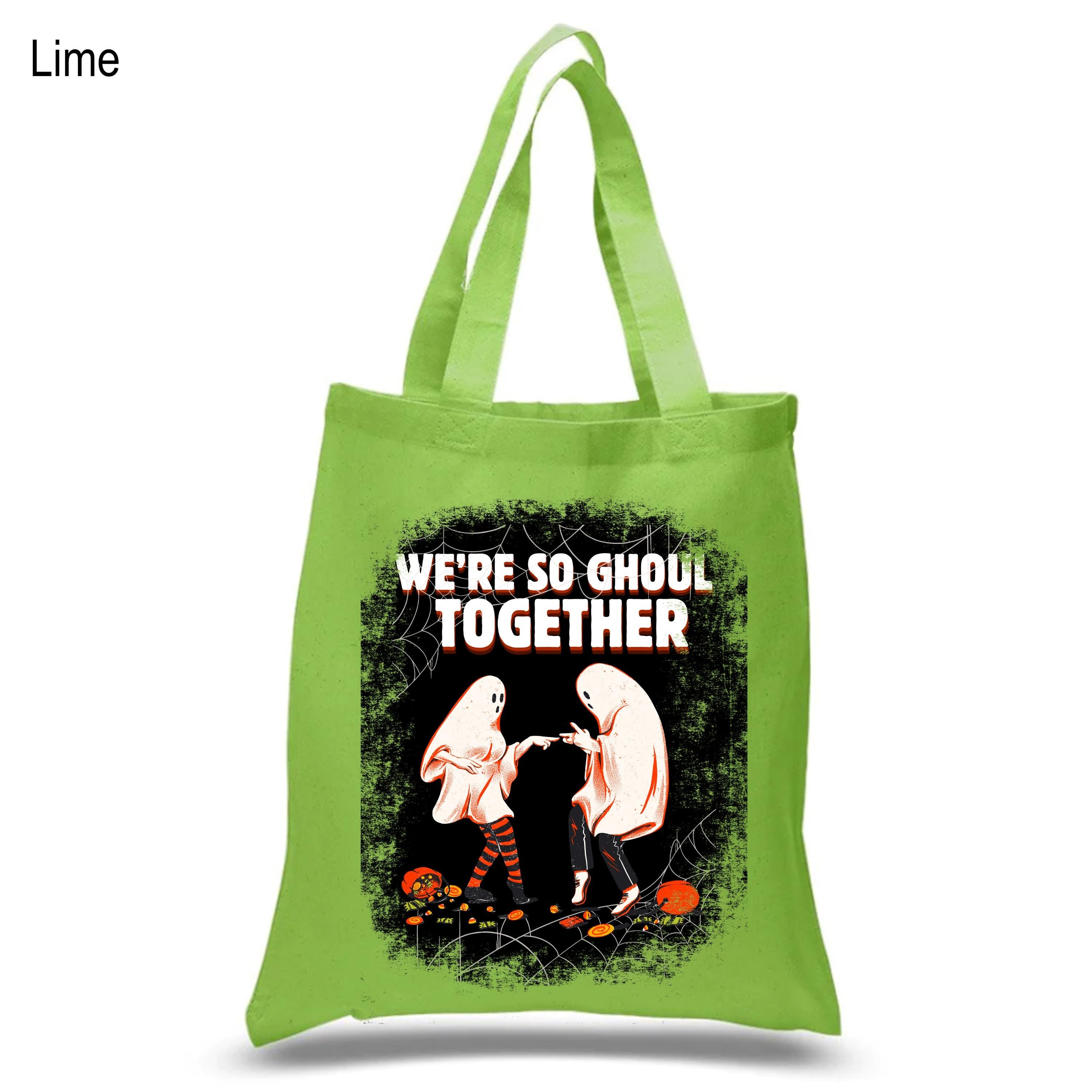 We're So Ghoul Together Tote Bag,Ghouls Tote Bag, Halloween Tote Bag,Halloween Gifts, Trick or Treat Bag, Halloween Eco-Friendly Shopping