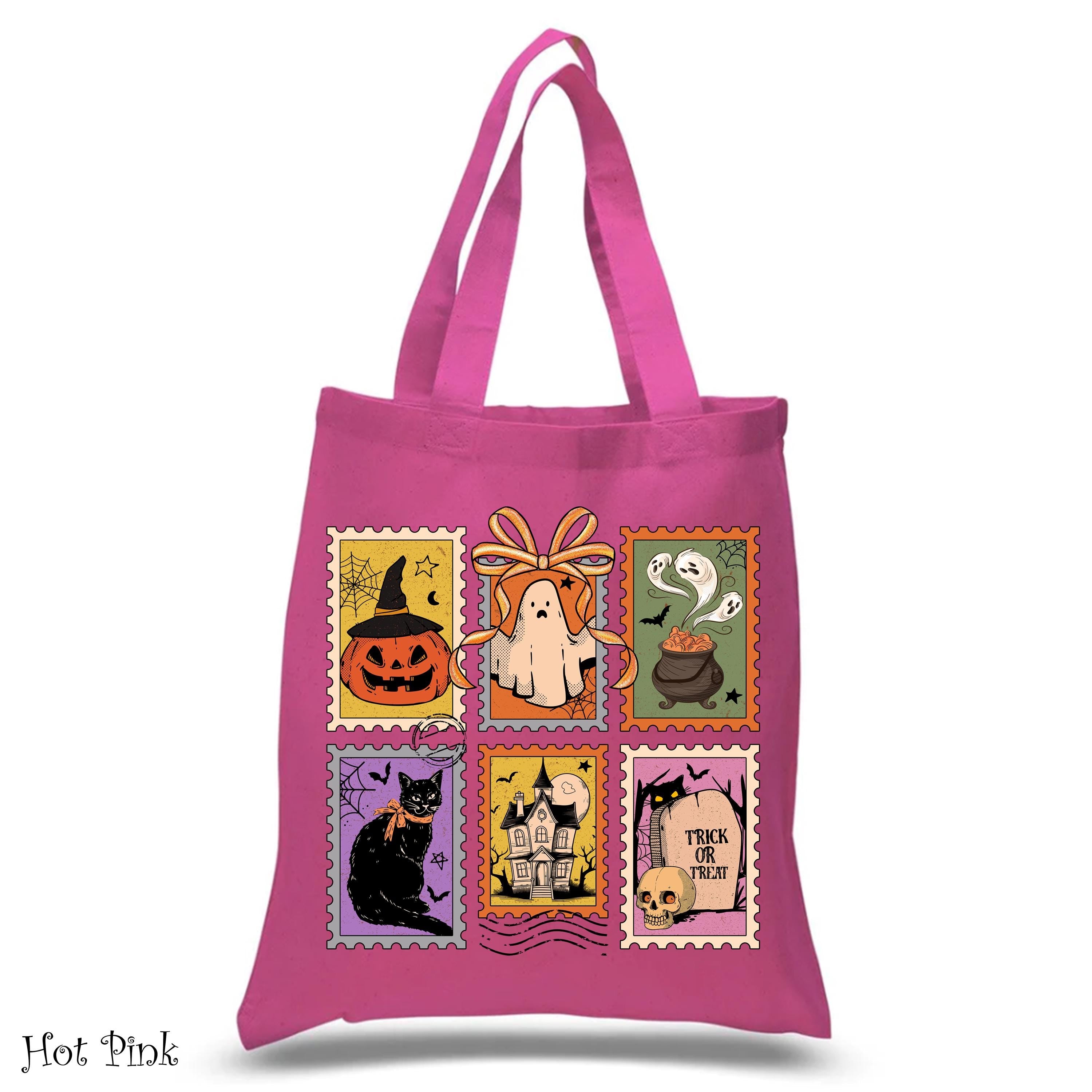 Funny Halloween Tarot Card Bag,Trick Or Treat Bag,Kids Halloween Tote Bag,Gift For Baby Boy Girl,Reusable Shopping Bag,Halloween Candy Bag