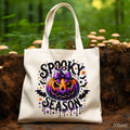 Spooky Season Halloween Tote Bag, Halloween Tote Bag, Trick or Treat Bag, Autumn Tote Bag, Cute Ghost Tote Bag,Funny Spooky Vibes Tote Bag