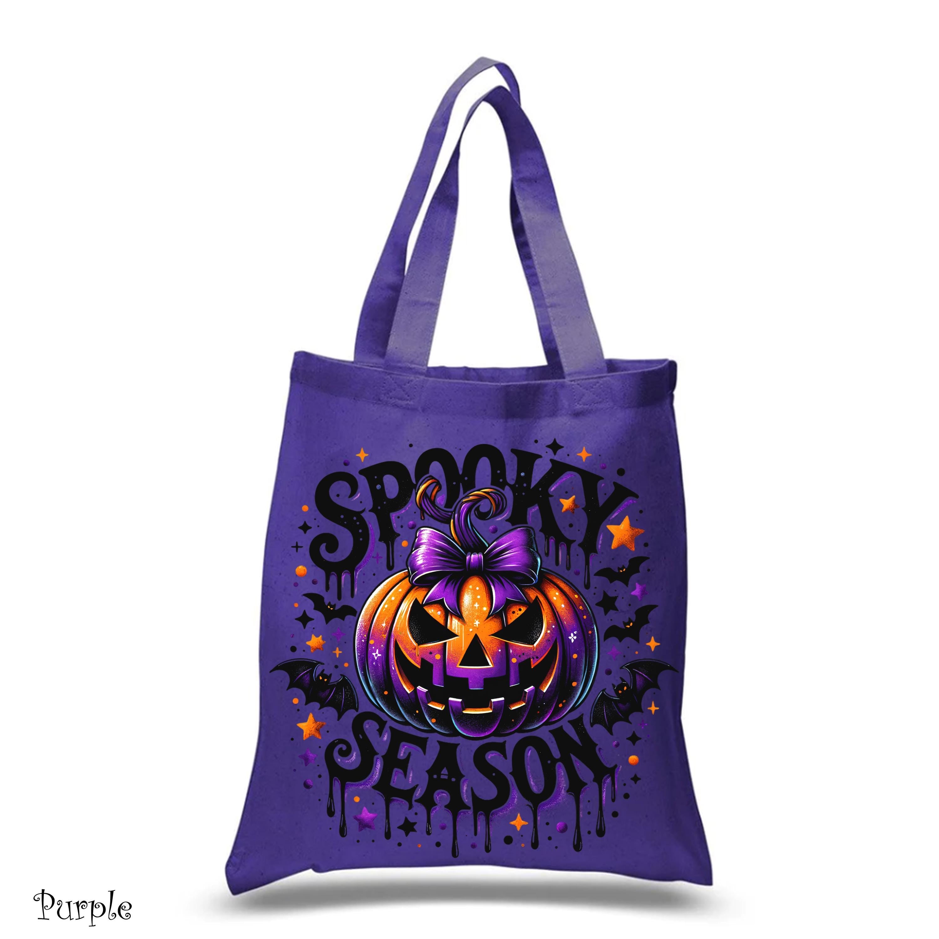 Spooky Season Halloween Tote Bag, Halloween Tote Bag, Trick or Treat Bag, Autumn Tote Bag, Cute Ghost Tote Bag,Funny Spooky Vibes Tote Bag