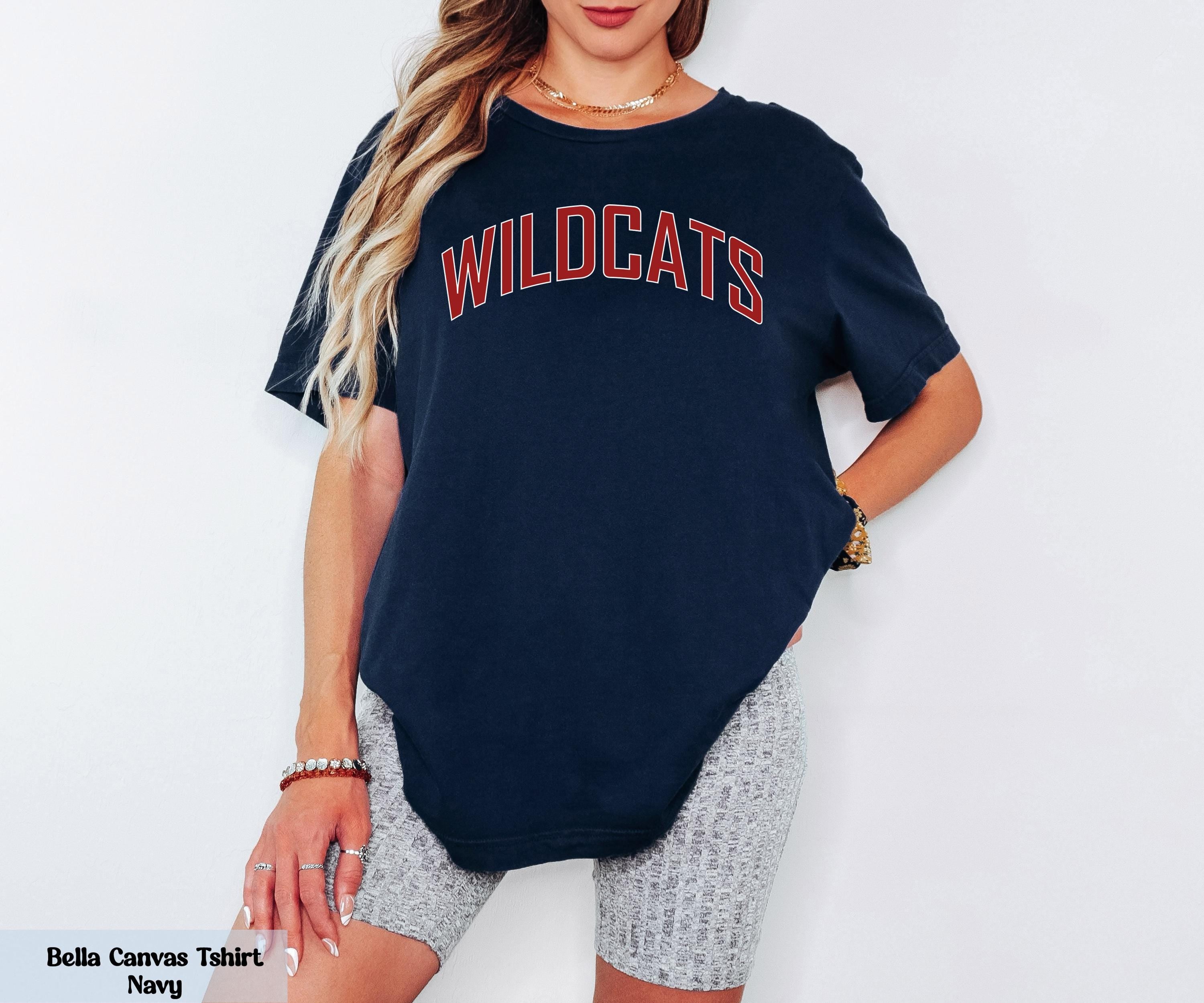 Comfort Colors® Mascot Shirt, Wildcats Shirt, Wildcats Team Mascot Tee, Wildcats Mascot Shirt, Wildcats Team Shirt, Wildcats School Shirt