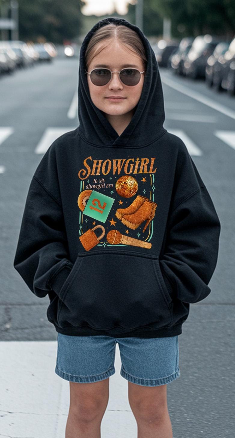 Showgirl Era Gildan Sweatshirt, Star Accents, Concert Sweater,Female Empowerment Sweatshirt Music Concert Fan Shirt,My Energy Is Expensive