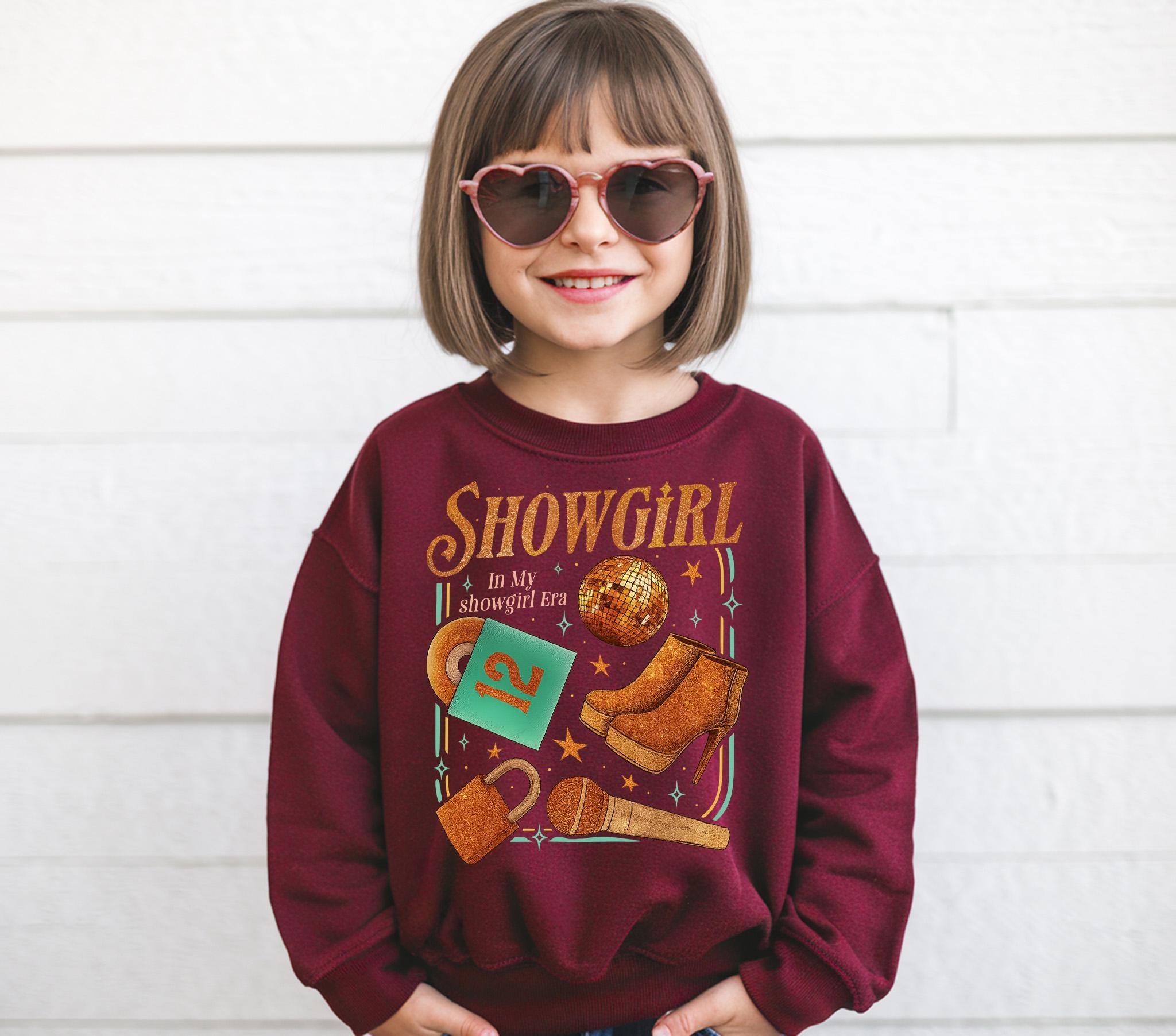 Showgirl Era Gildan Sweatshirt, Star Accents, Concert Sweater,Female Empowerment Sweatshirt Music Concert Fan Shirt,My Energy Is Expensive