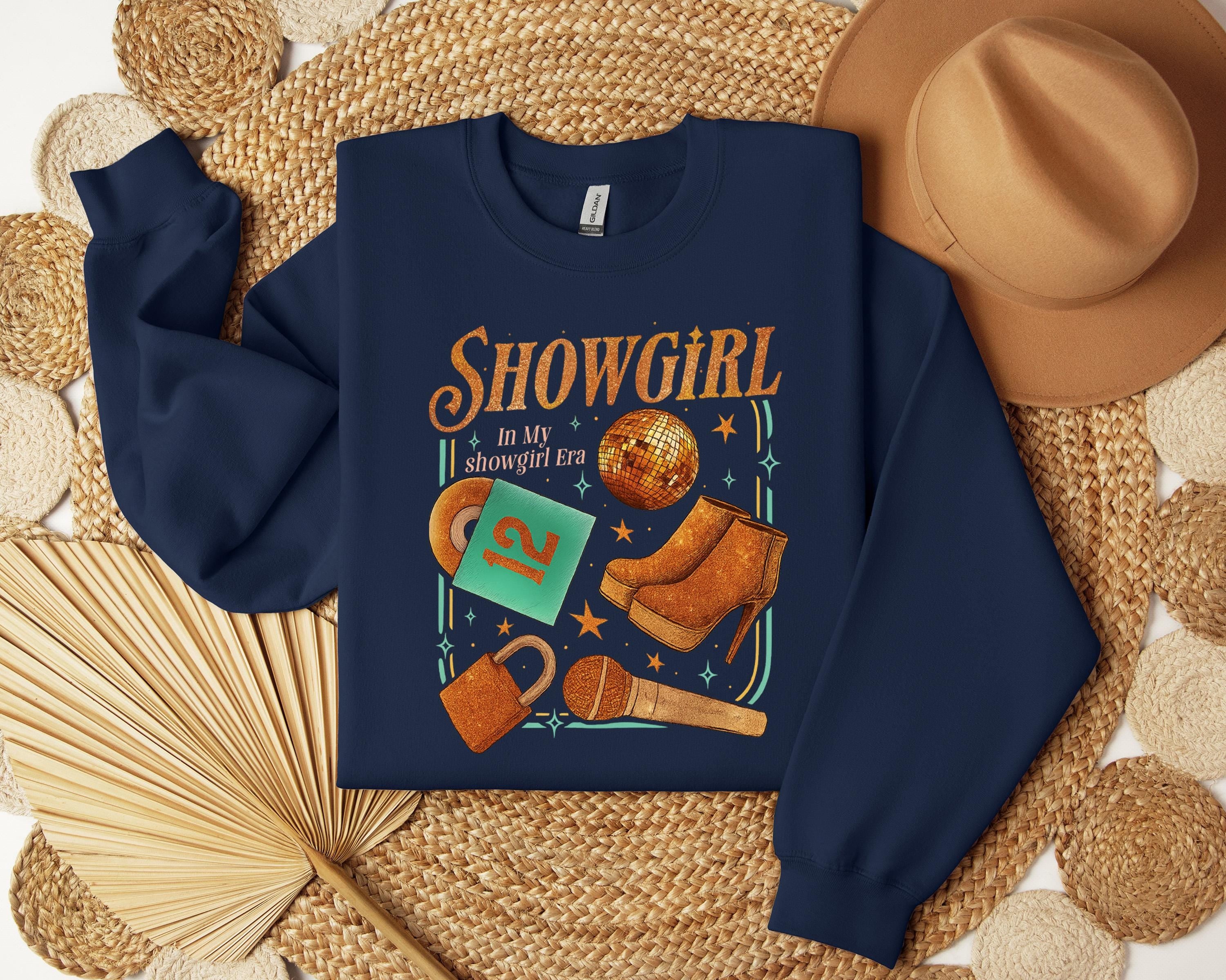 Showgirl Era Gildan Sweatshirt, Star Accents, Concert Sweater,Female Empowerment Sweatshirt Music Concert Fan Shirt,My Energy Is Expensive