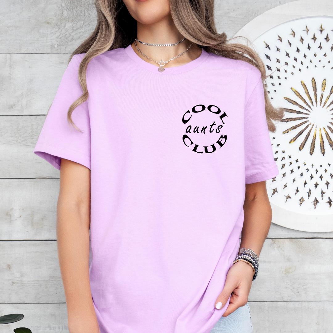 Funny Cool Aunt Club Shirt, Baby Reveal Sister Gift,Trendy Aunt Shirt, New Aunt Gift,Pregnancy Announcement, Cute Auntie Shirt, Aunt Shirt