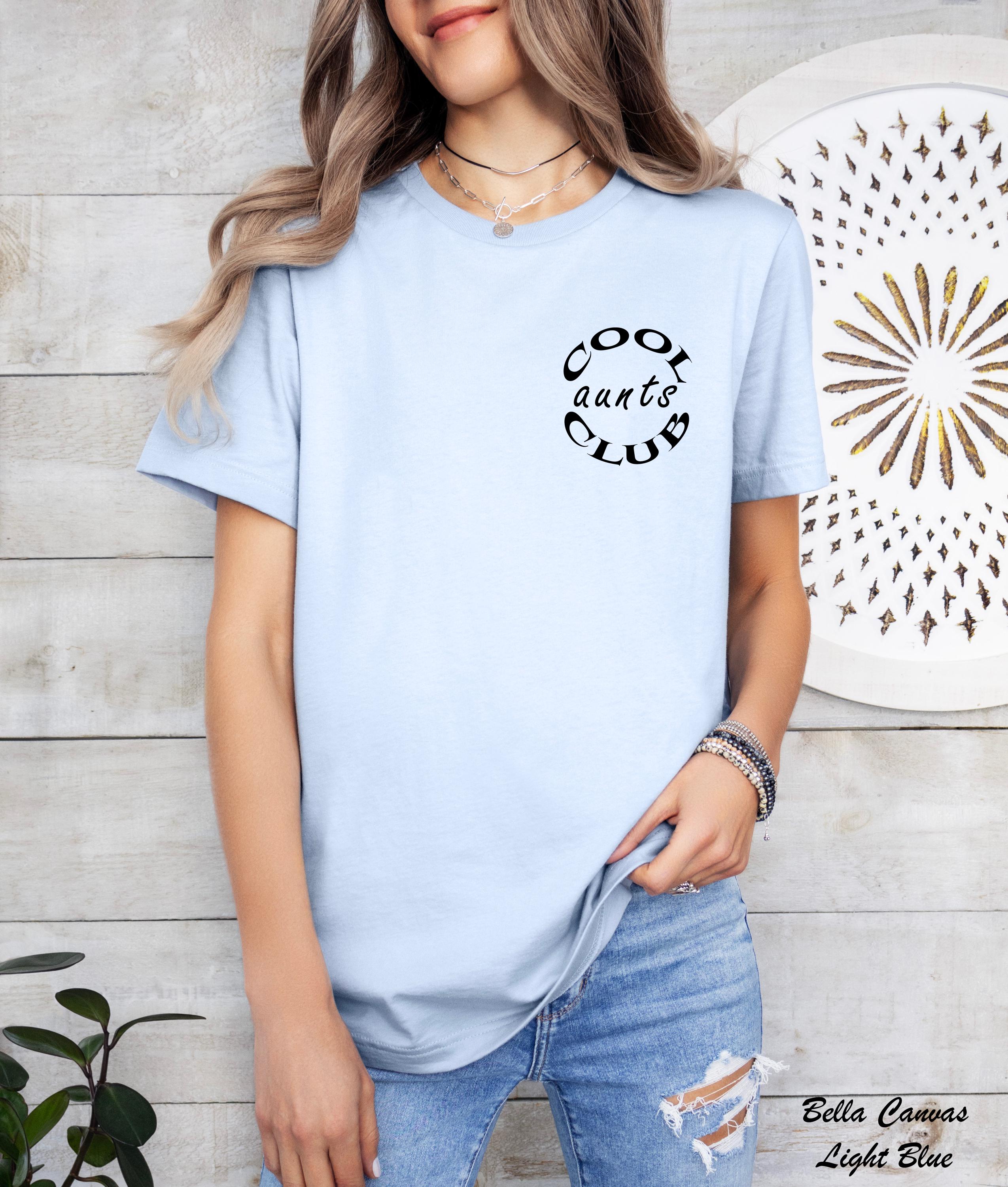 Funny Cool Aunt Club Shirt, Baby Reveal Sister Gift,Trendy Aunt Shirt, New Aunt Gift,Pregnancy Announcement, Cute Auntie Shirt, Aunt Shirt