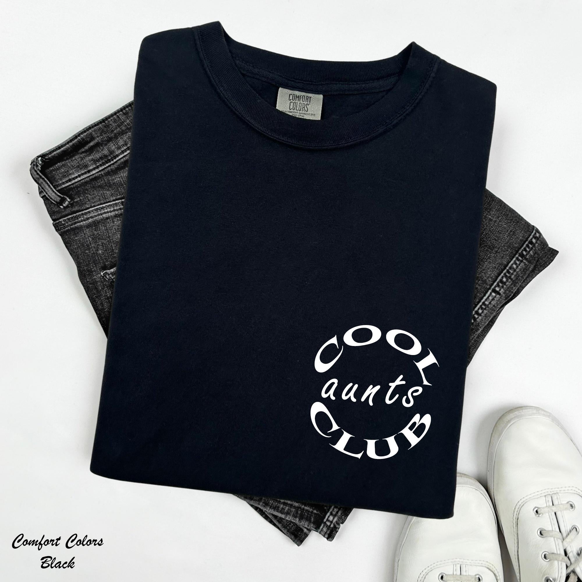 Funny Cool Aunt Club Shirt, Baby Reveal Sister Gift,Trendy Aunt Shirt, New Aunt Gift,Pregnancy Announcement, Cute Auntie Shirt, Aunt Shirt