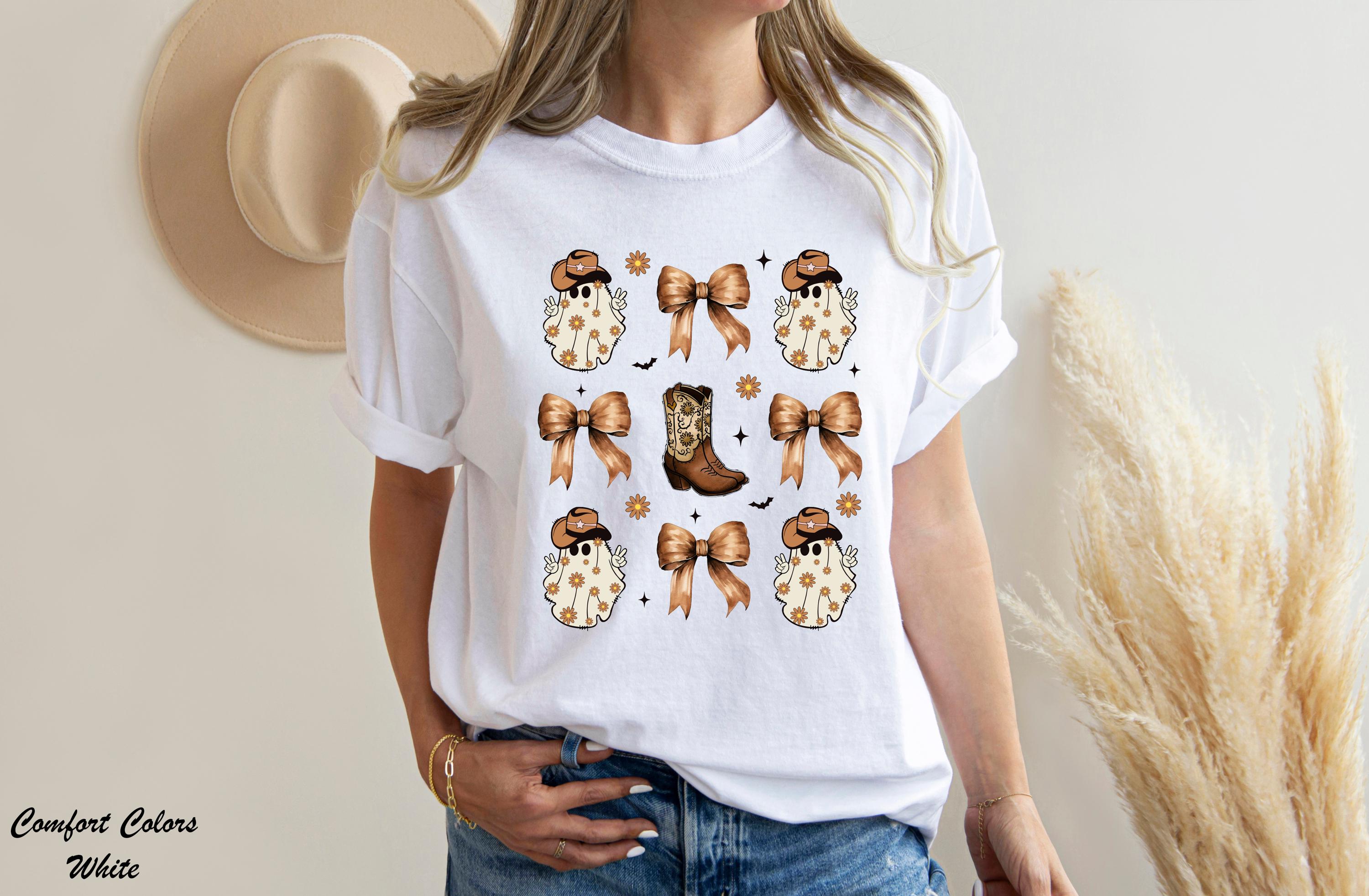 Cowboy Ghost Shirt, Spooky Cowboy Shirt, Cowboy Ghost T-Shirt, Western Halloween T-Shirt, Spooky Season Tee, Coutry Fall Shirt, Cowboy Tee