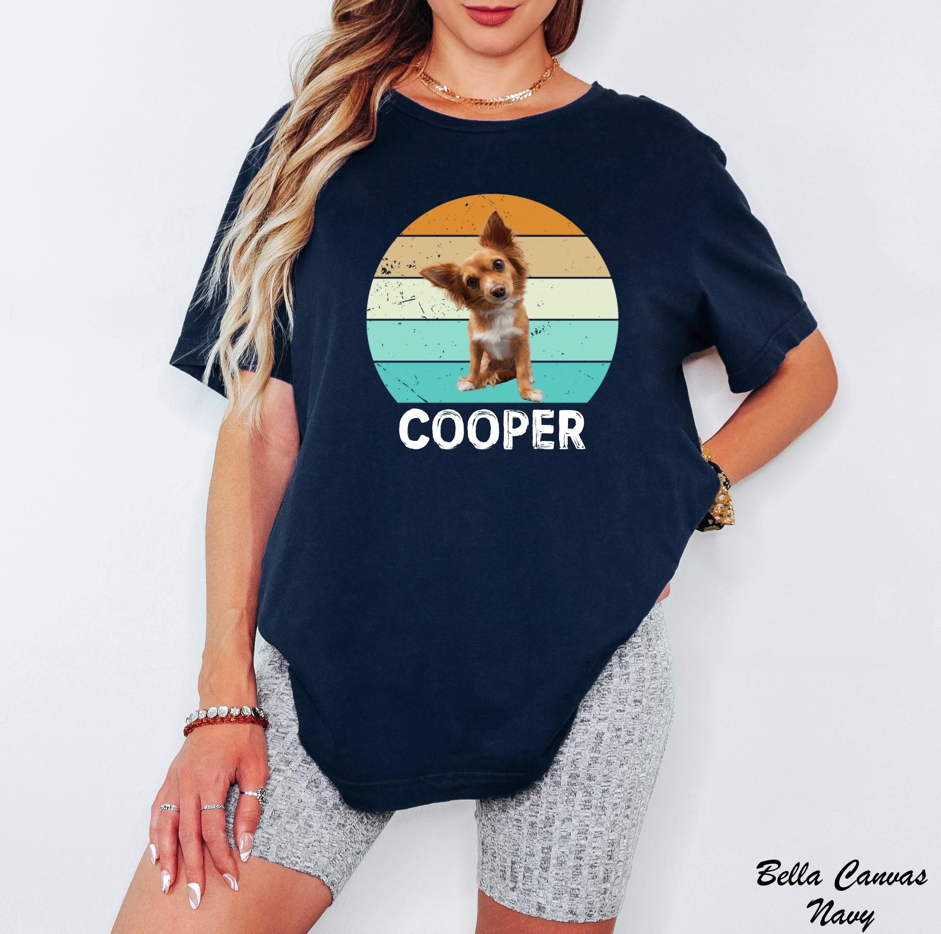 Custom Pet Portrait Shirt, Pet Memorial Gift, Pet Lover Shirt, Dog Remembrance Shirt, Pet Photo Shirt, Pet Photo and Name Custom Dog Shirt