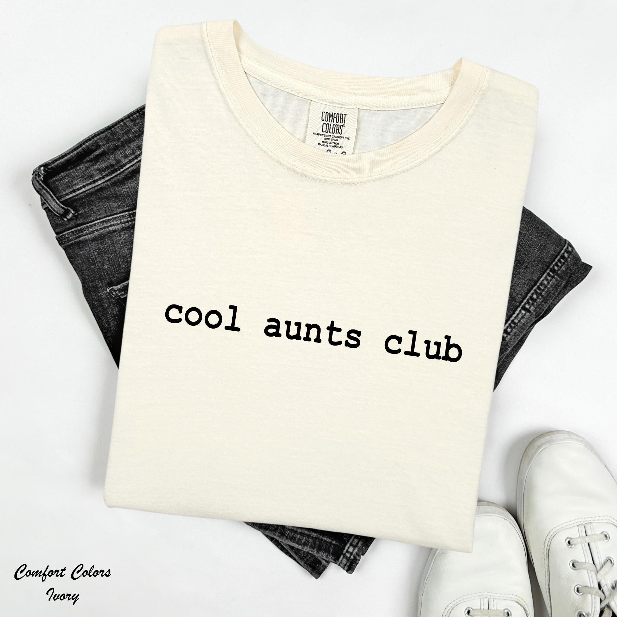 Cool Aunts Club Shirt, Pregnancy Announcement For Aunt, Favorite Aunt Shirt, Gift from Niece, Aunt Birthday Shirt, Gift for Sister