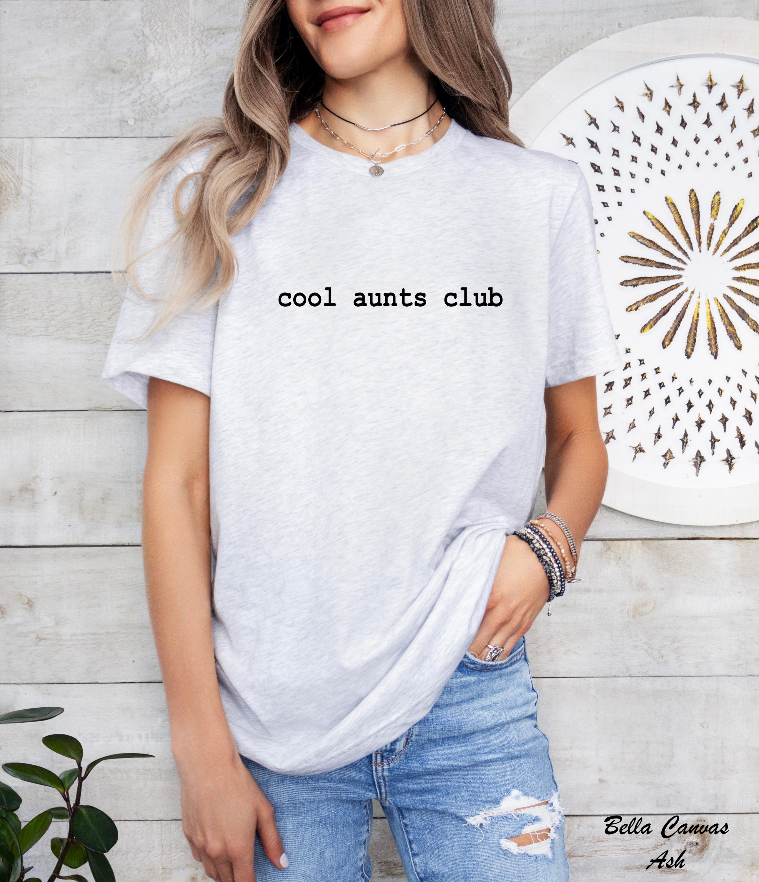 Cool Aunts Club Shirt, Pregnancy Announcement For Aunt, Favorite Aunt Shirt, Gift from Niece, Aunt Birthday Shirt, Gift for Sister