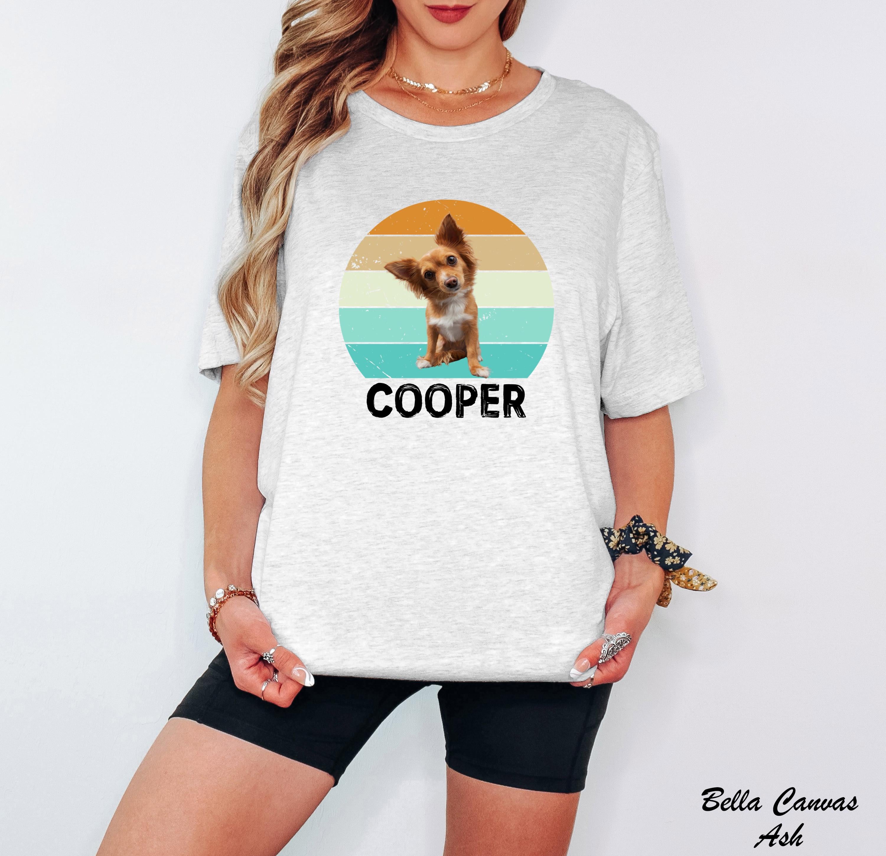 Custom Pet Portrait Shirt, Pet Memorial Gift, Pet Lover Shirt, Dog Remembrance Shirt, Pet Photo Shirt, Pet Photo and Name Custom Dog Shirt